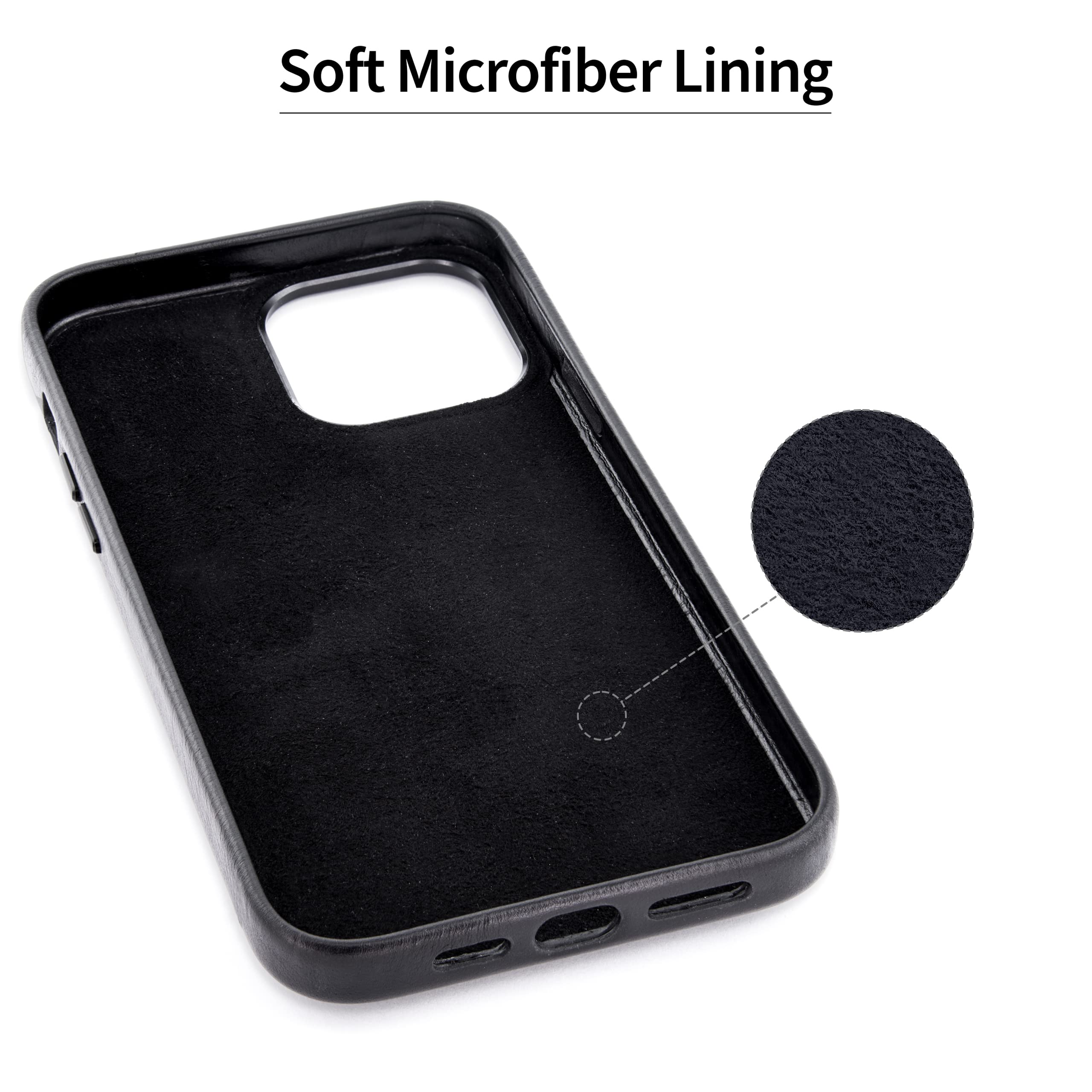 Foto 7 pulgar | Tarjetero Dockem De Piel Auténtica Para Iphone 13 Pro Max, Color Negro - Venta Internacional.