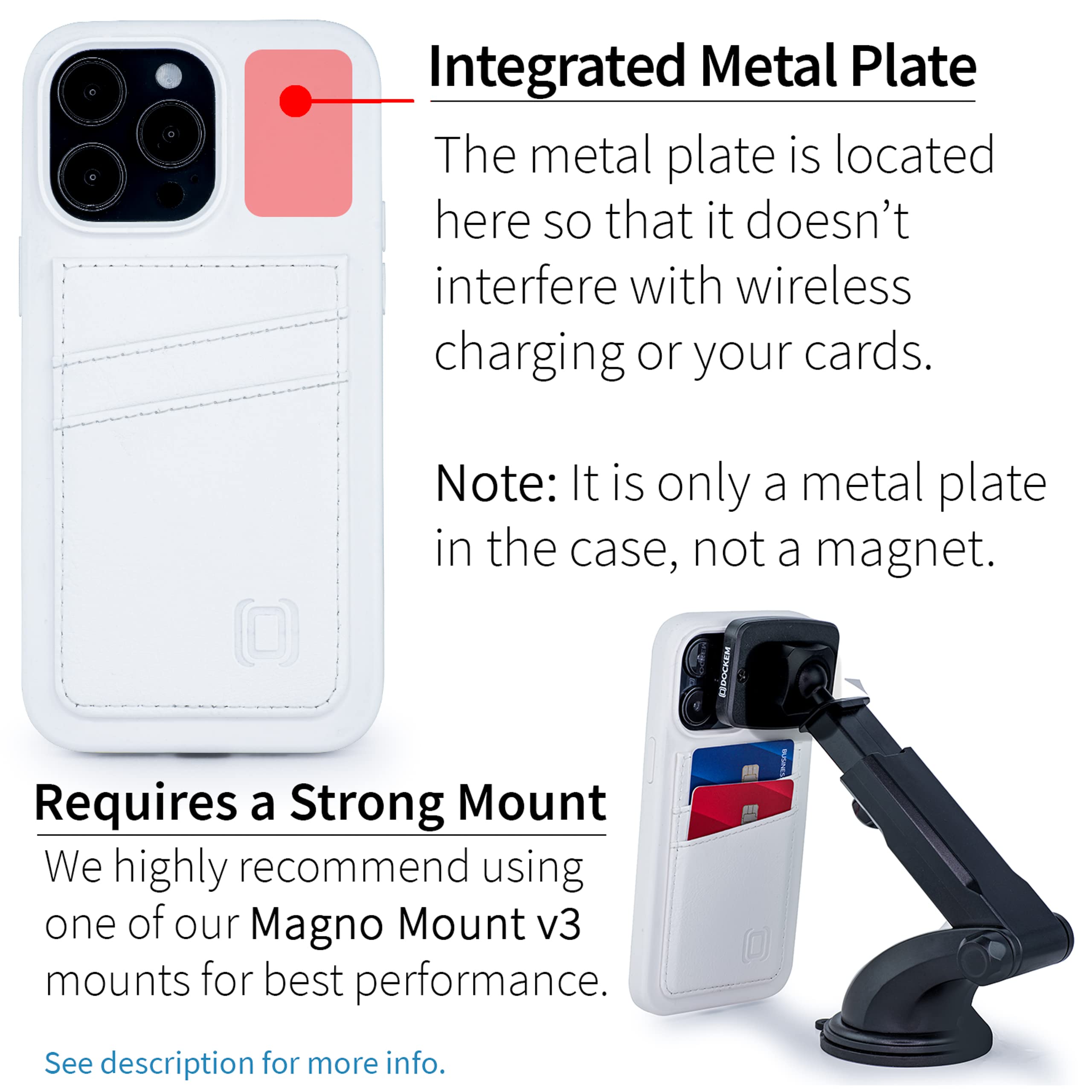 Foto 4 pulgar | Funda De Tarjeta Dockem Para Iphone 14 Pro Max Con Carcasa De Silicona Líquida - Venta Internacional.