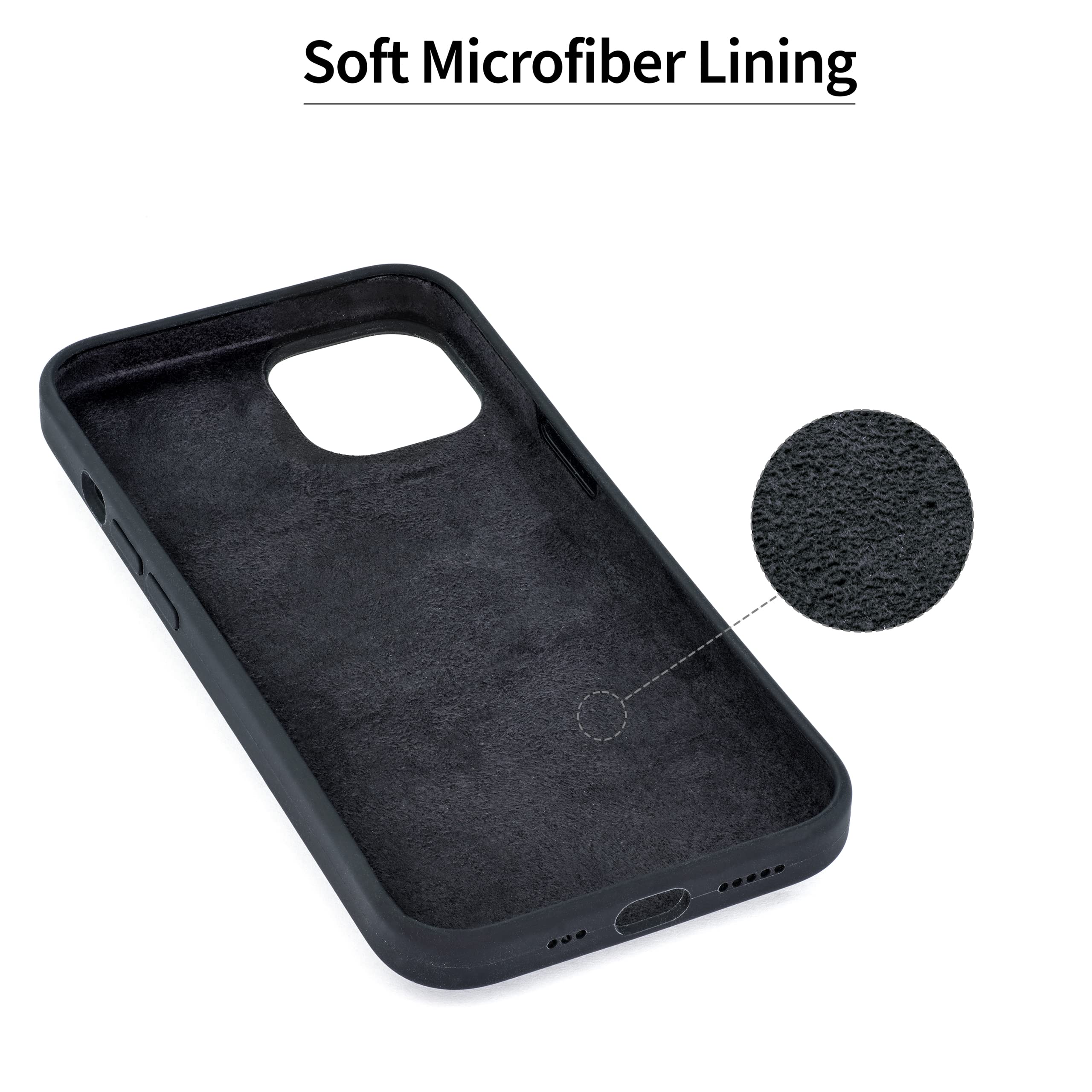 Foto 7 pulgar | Tarjetero Dockem Para Iphone 14 Con Carcasa De Silicona Líquida, Color Negro - Venta Internacional.