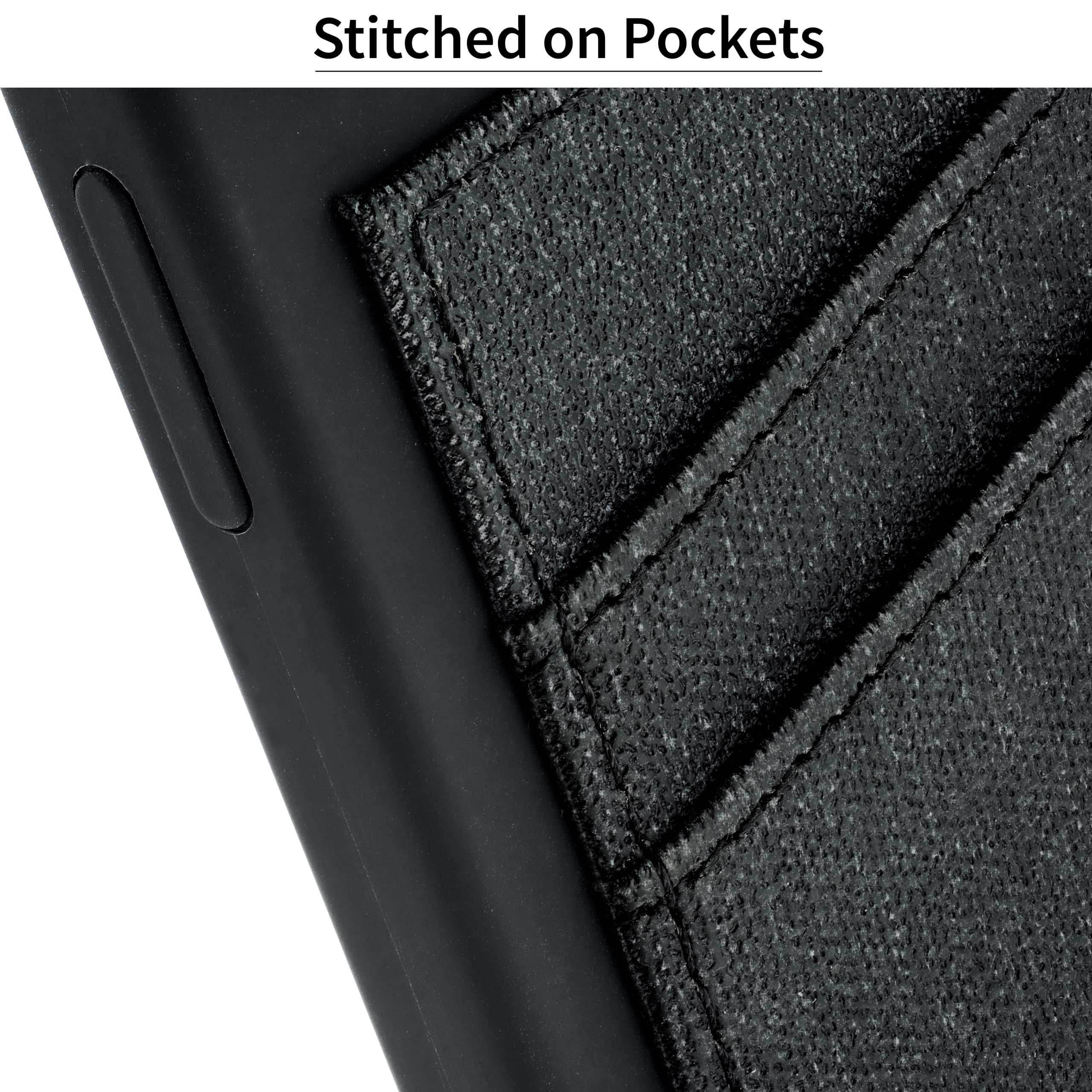 Foto 8 pulgar | Tarjetero Dockem Para Iphone 14 Con Carcasa De Silicona Líquida, Color Negro - Venta Internacional.