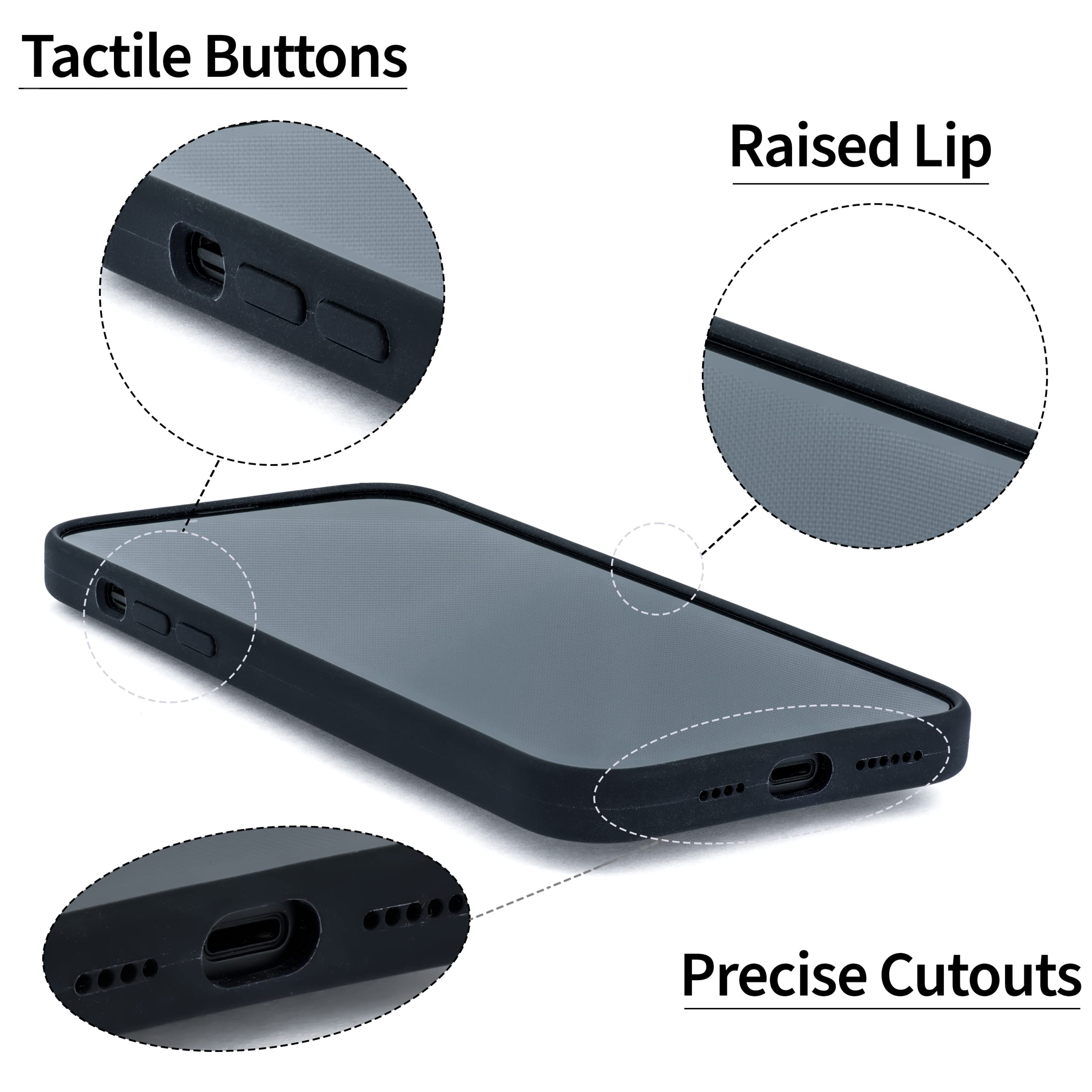Foto 6 pulgar | Tarjetero Dockem Para Iphone 14 Plus Con Silicona Líquida, Color Negro - Venta Internacional.