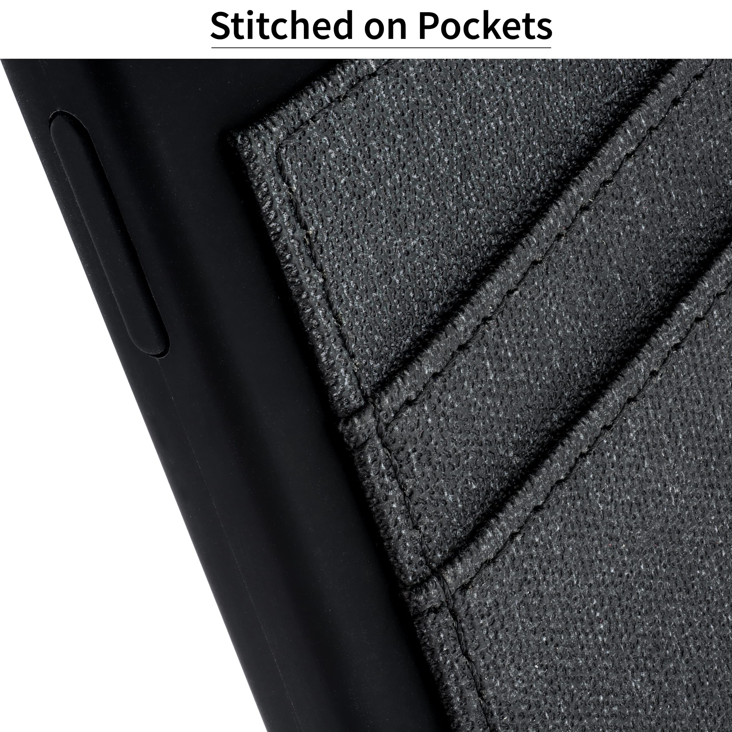 Foto 8 pulgar | Tarjetero Dockem Para Iphone 14 Plus Con Silicona Líquida, Color Negro - Venta Internacional.
