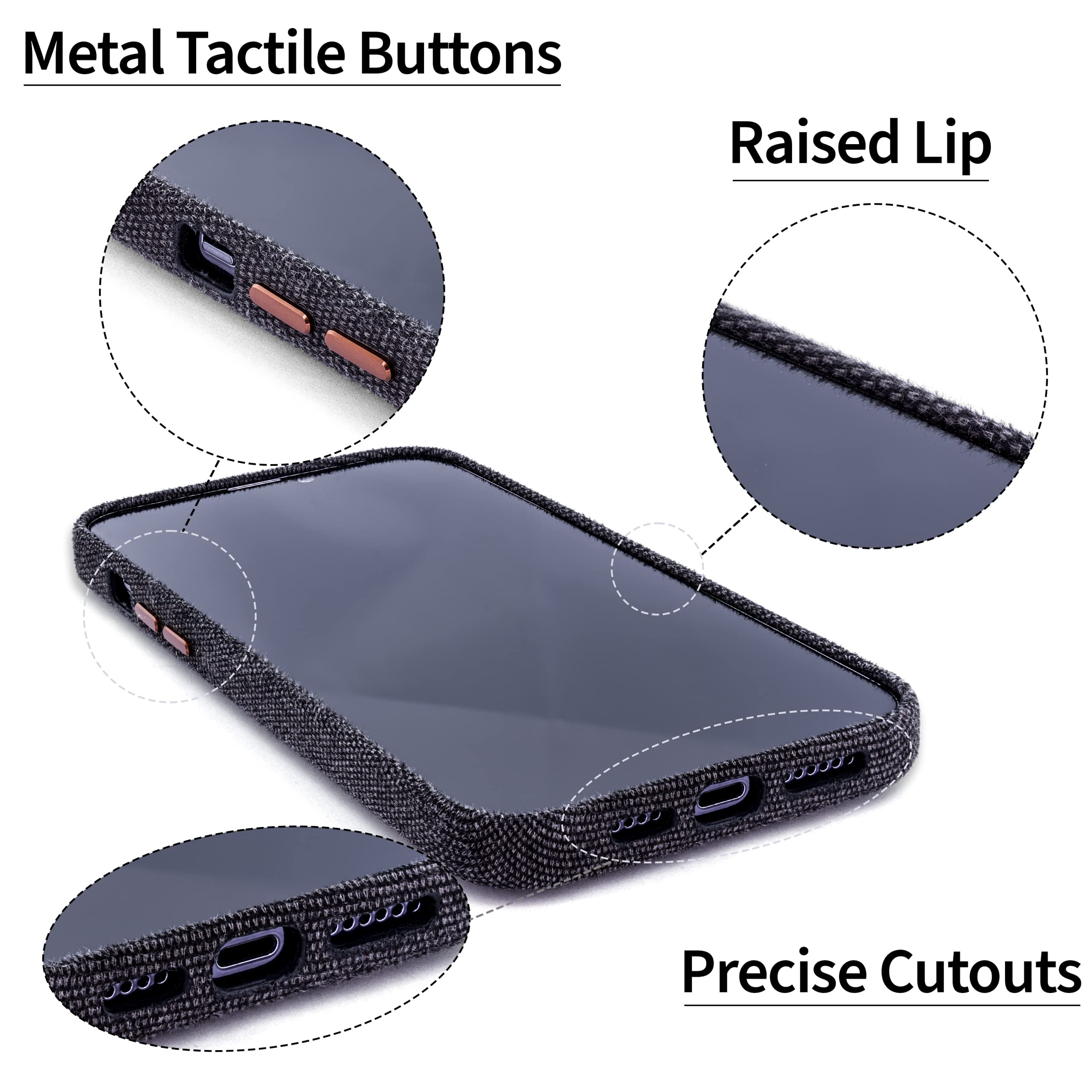 Foto 6 pulgar | Tarjetero De Tela Dockem Para Iphone 13 Pro Max M2f 6.7 Pro Ma - Venta Internacional.