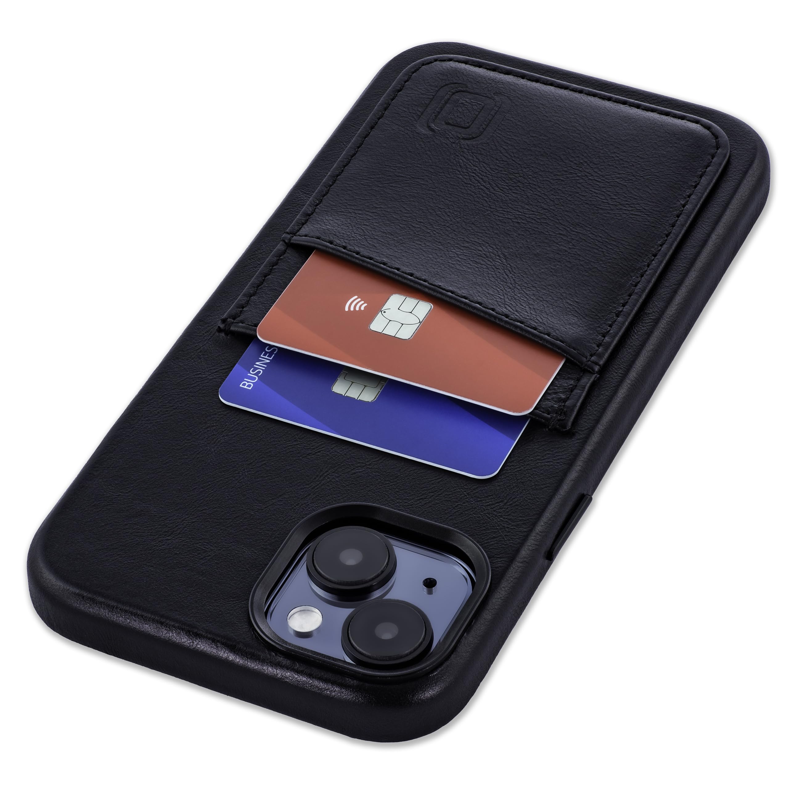 Foto 2 pulgar | Tarjetero Dockem De Piel Auténtica Para Iphone 15 Plus, Color Negro - Venta Internacional.