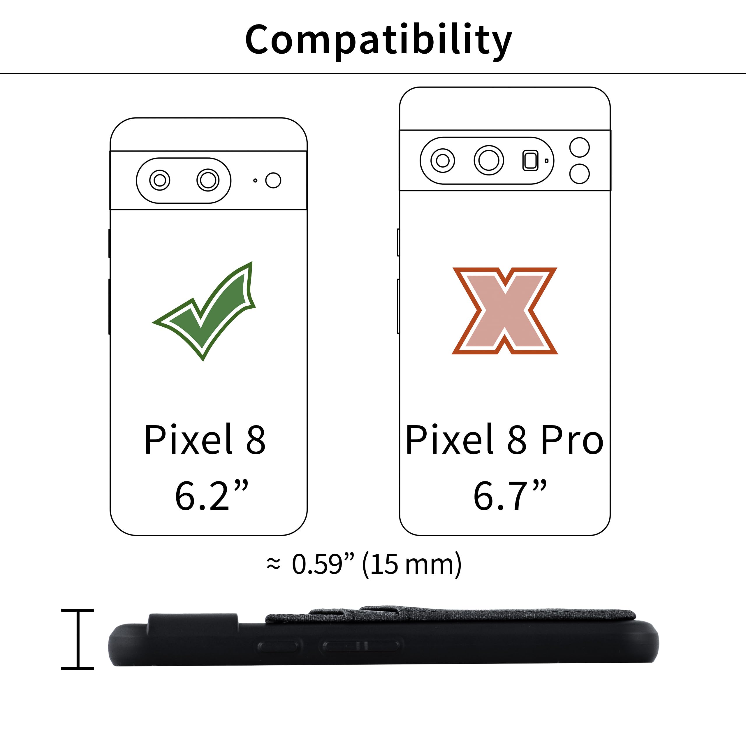 Foto 3 pulgar | Funda De Tarjetas Dockem Luxe N2t Para Google Pixel 8 Con 2 Ranuras Para Tarjetas - Venta Internacional.