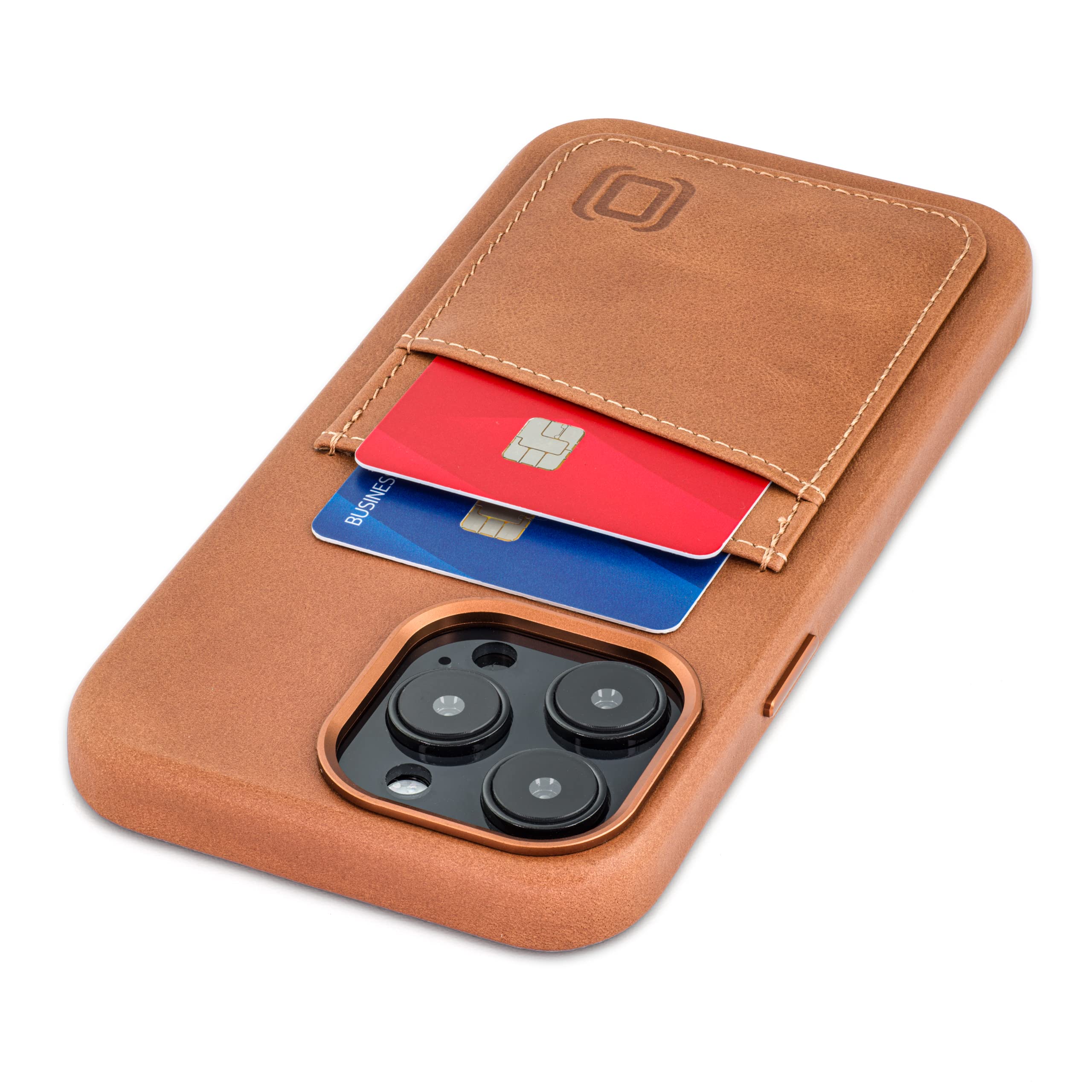 Foto 2 pulgar | Funda De Piel Auténtica Dockem Para Iphone 14 Pro Max, Color Marrón - Venta Internacional.