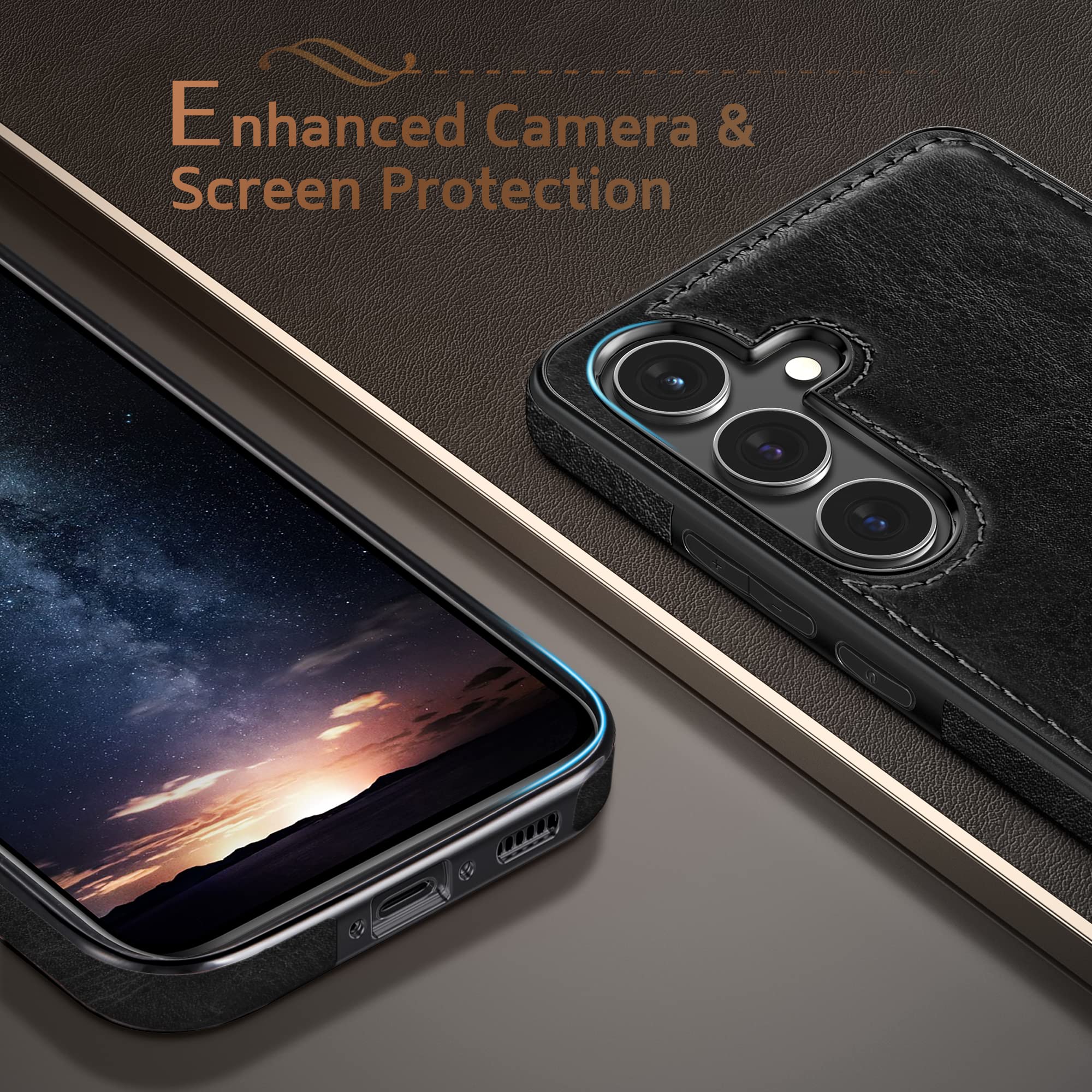 Foto 5 | Funda Lohasic De Piel Sintética Para Samsung Galaxy A54 5g (2023), Color Azul - Venta Internacional.