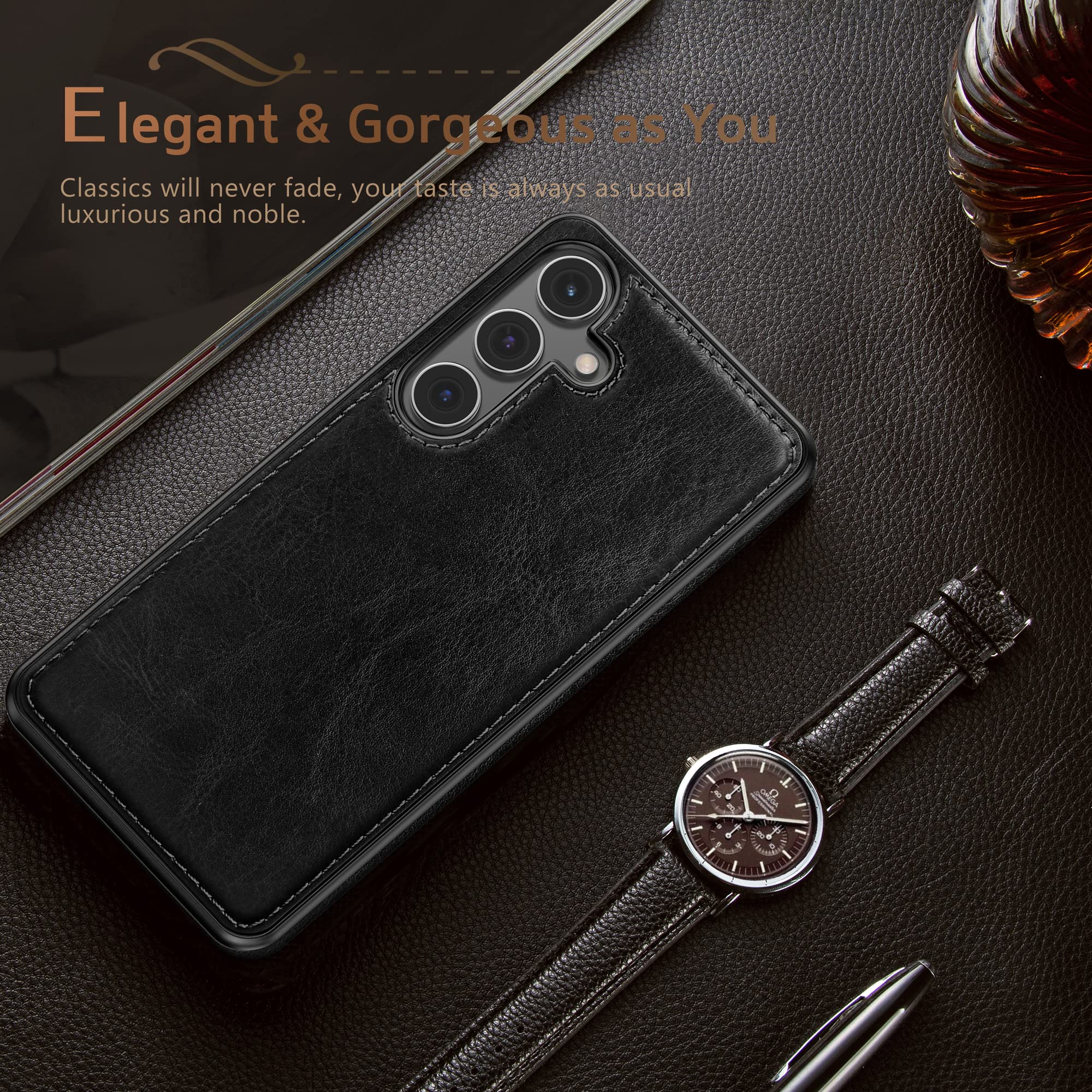 Foto 6 | Funda Lohasic De Piel Sintética Para Samsung Galaxy A54 5g (2023), Color Azul - Venta Internacional.