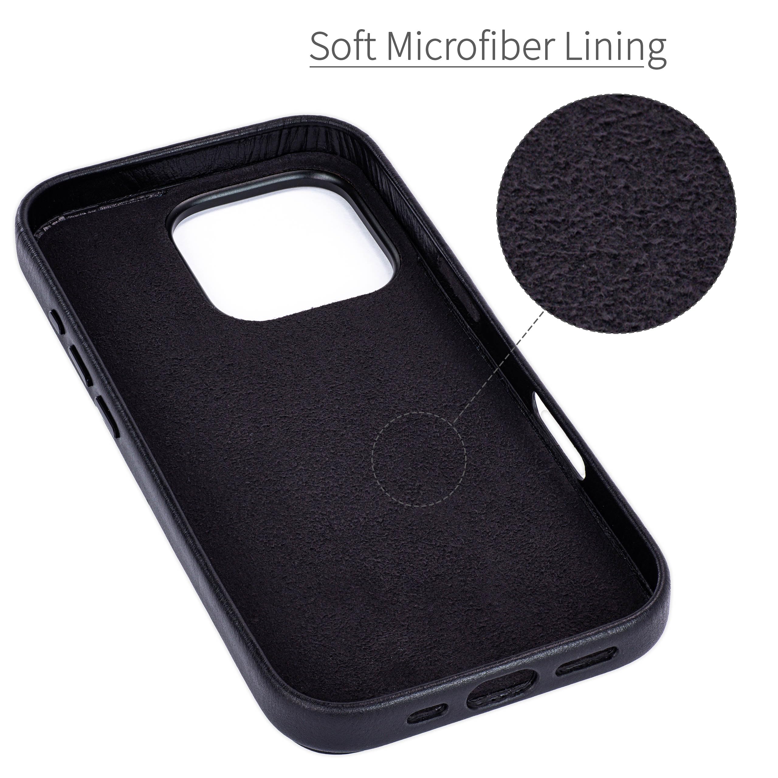 Foto 6 pulgar | Tarjetero Dockem De Piel Auténtica Para Iphone 16 Pro, Color Negro - Venta Internacional.