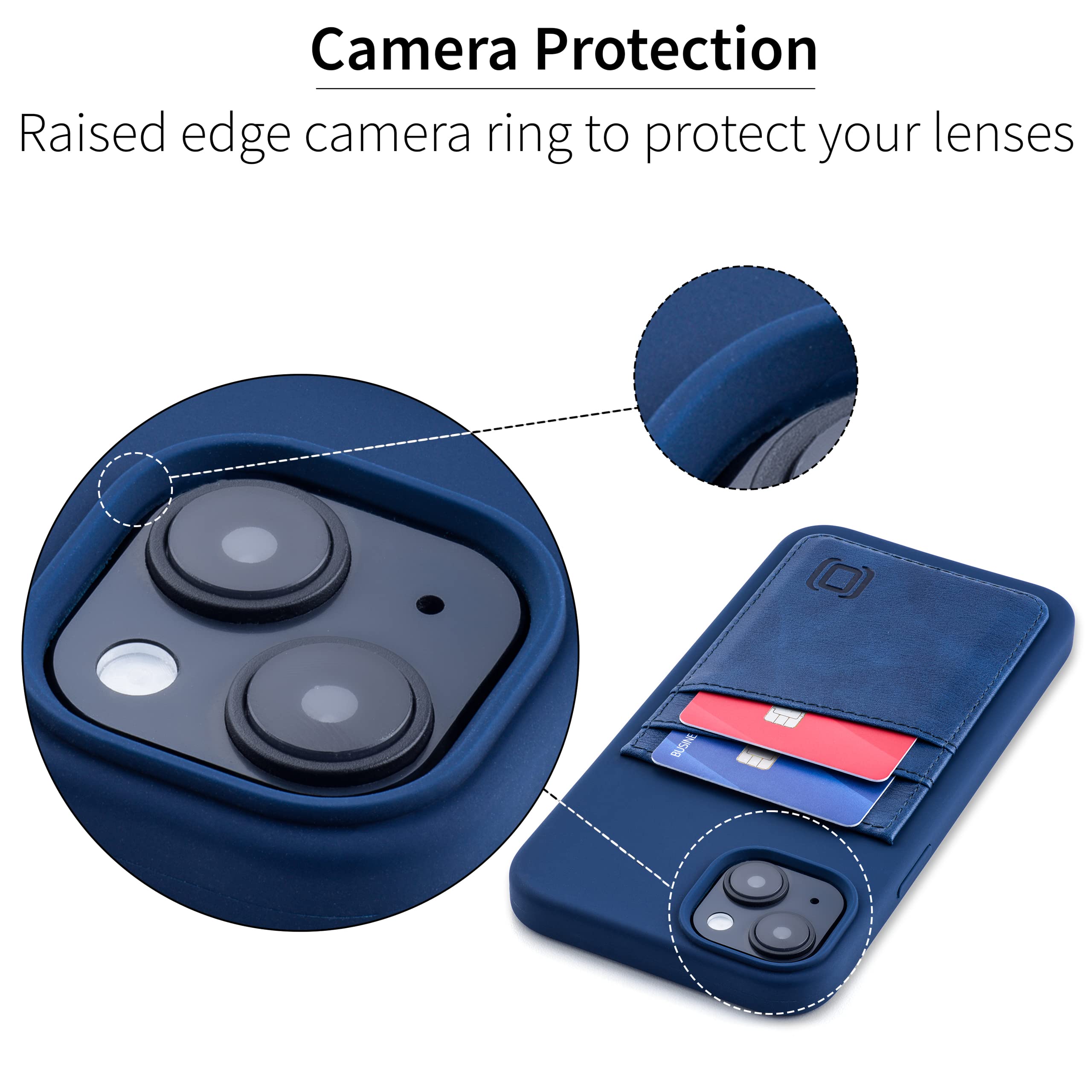 Foto 5 pulgar | Tarjetero Dockem M2l Para Iphone 14 Plus Con Silicona Líquida - Venta Internacional.