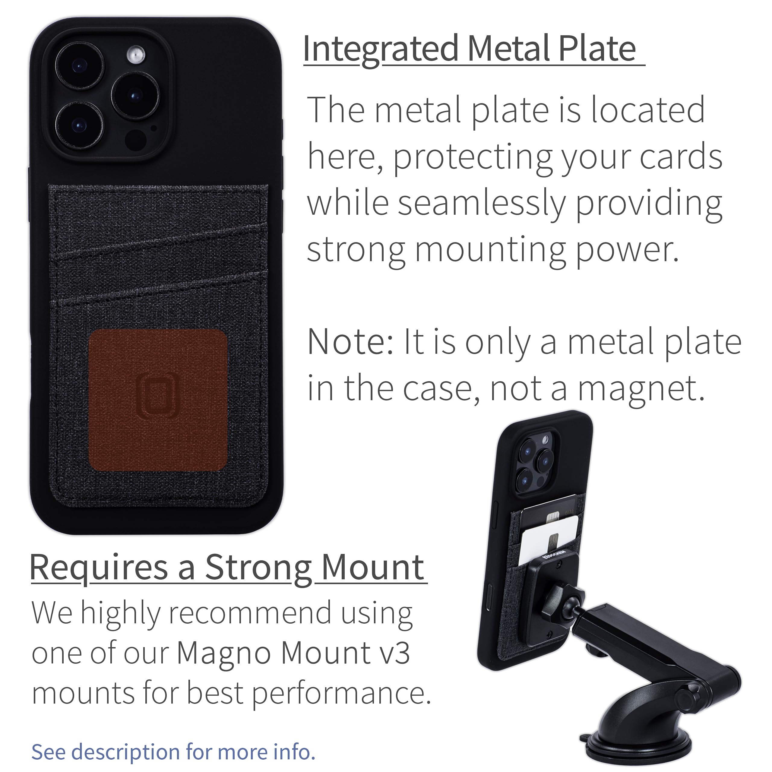 Foto 4 pulgar | Tarjetero Dockem Para Iphone 16 Pro Max Con Silicona Líquida - Venta Internacional.
