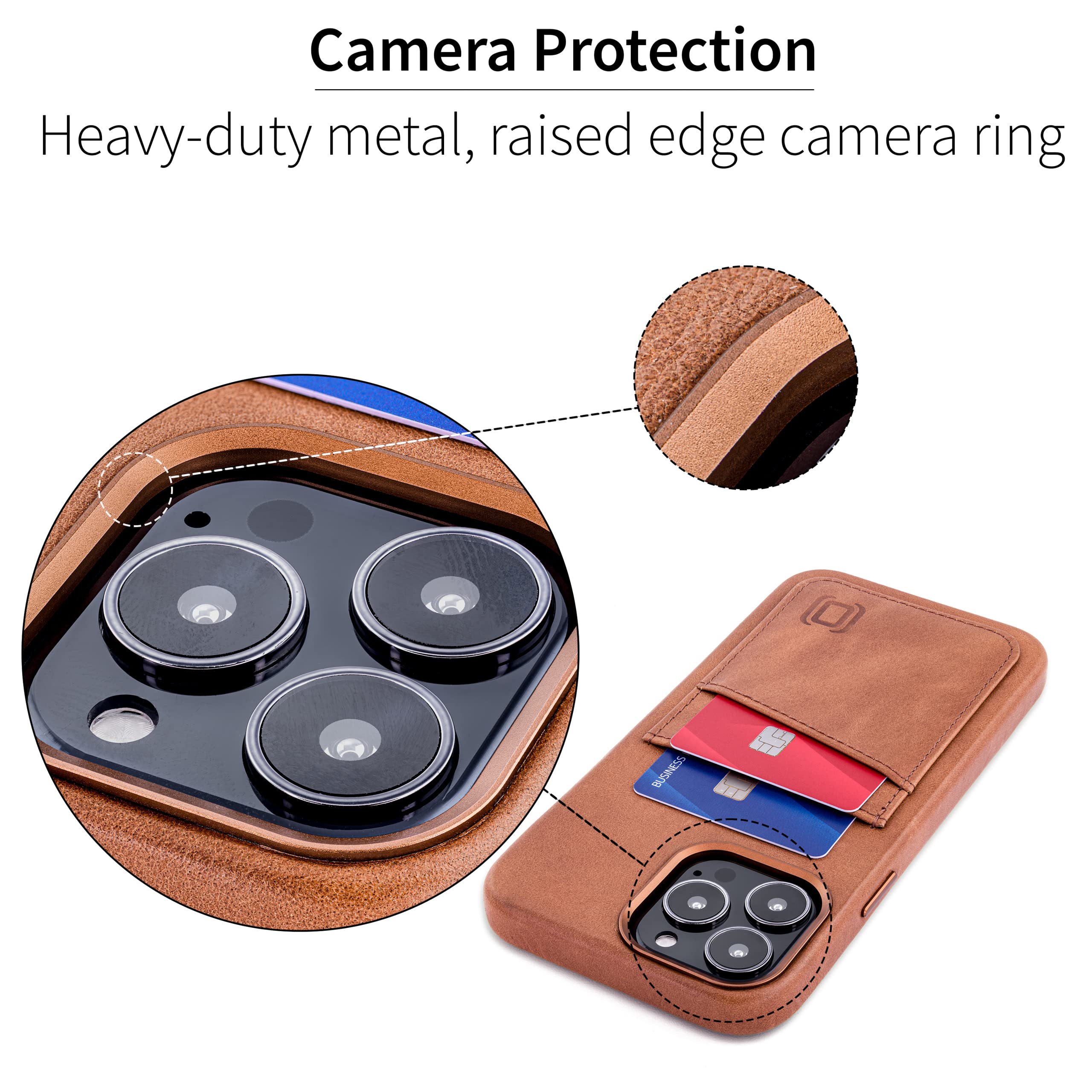Foto 5 pulgar | Tarjetero Dockem De Piel Auténtica Para Iphone 13 Pro Max - Venta Internacional.