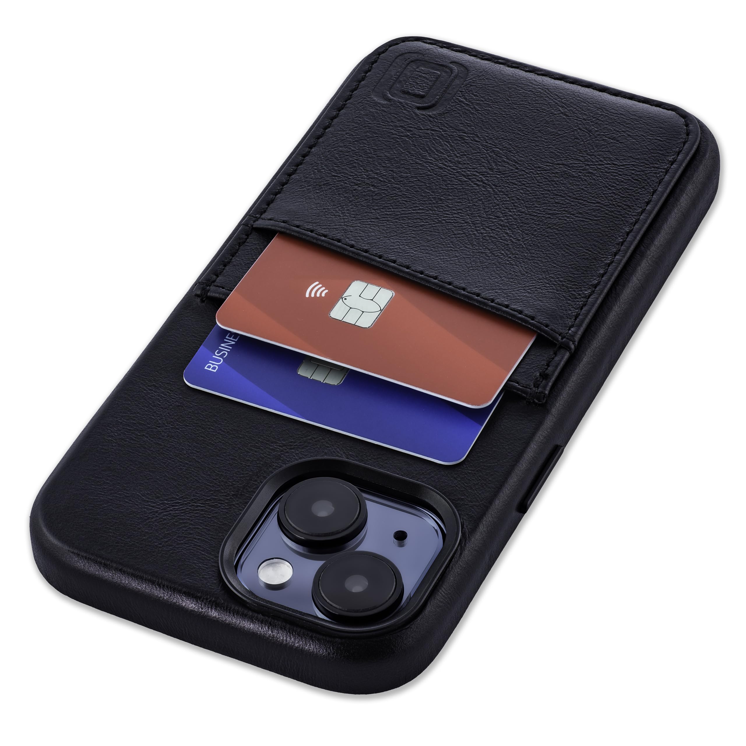 Foto 2 pulgar | Tarjetero Dockem De Piel Auténtica Para Iphone 15, Color Negro - Venta Internacional.