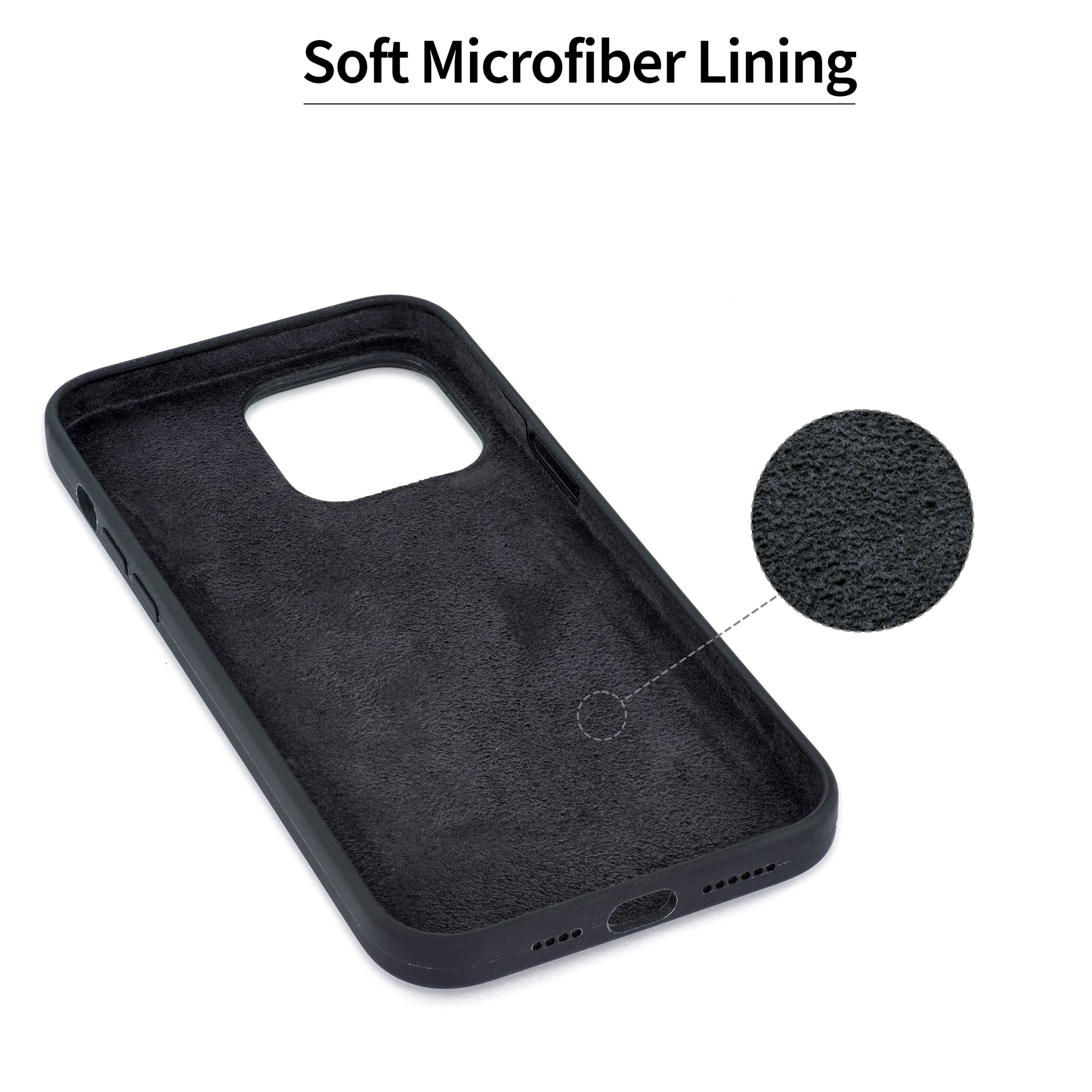 Foto 7 pulgar | Funda De Tarjeta Dockem Para Iphone 14 Pro Max Con Silicona Líquida Negra - Venta Internacional.