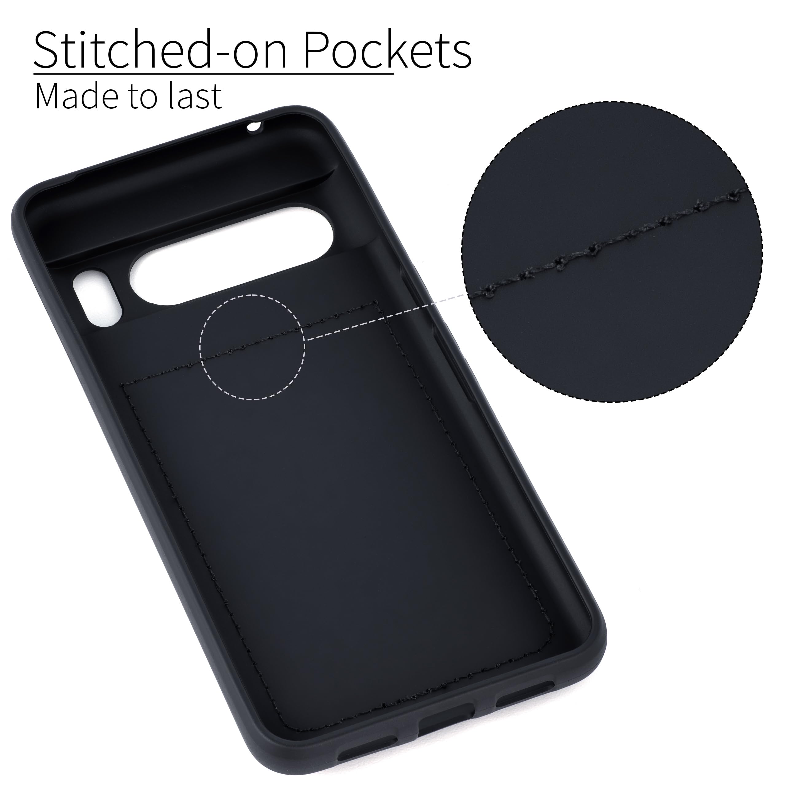 Foto 4 | Funda De Tarjeta Dockem Luxe N2t Para Google Pixel 8 Pro Negro/gris - Venta Internacional.