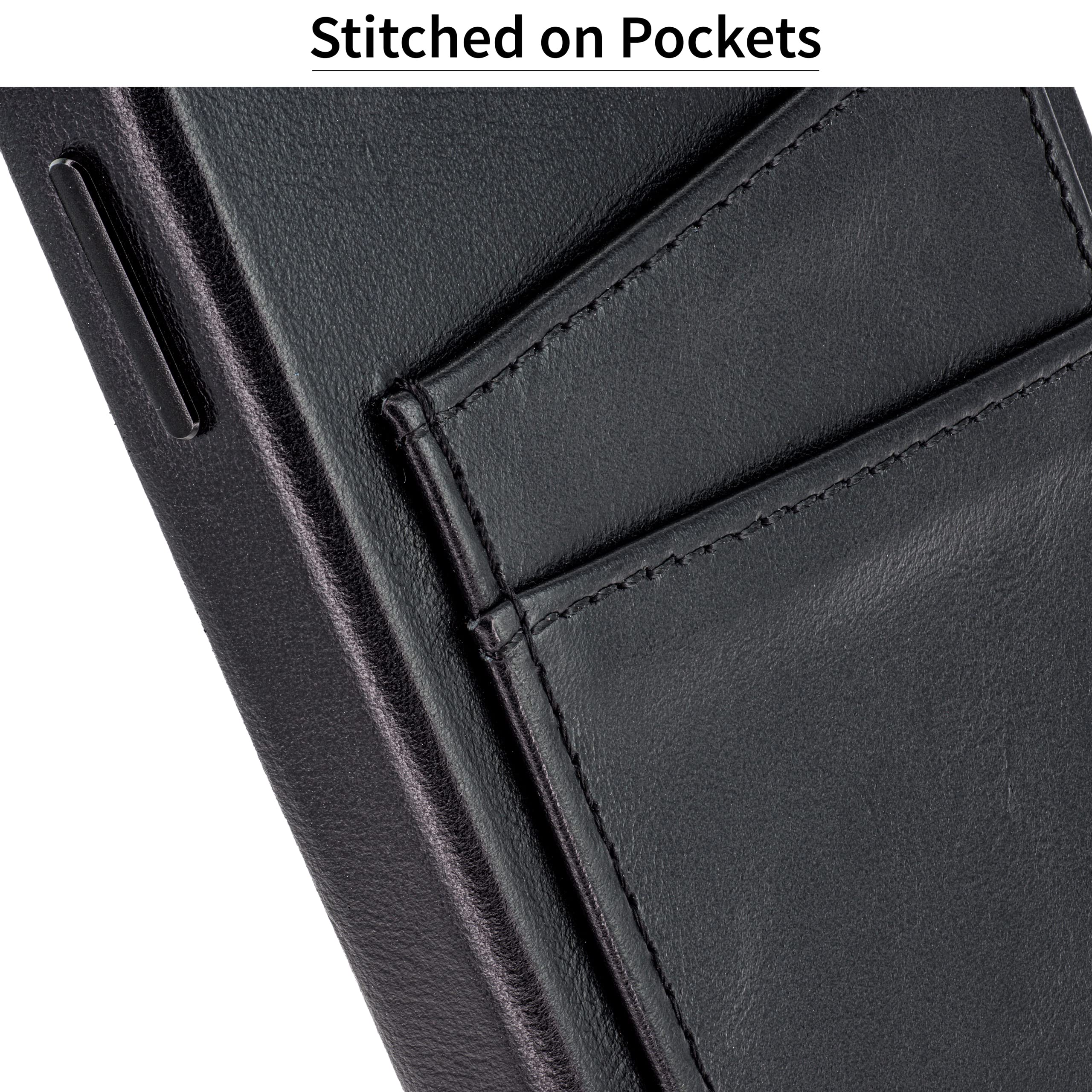 Foto 8 pulgar | Tarjetero Dockem Para Iphone 14 Plus, Piel Auténtica, Color Negro - Venta Internacional.
