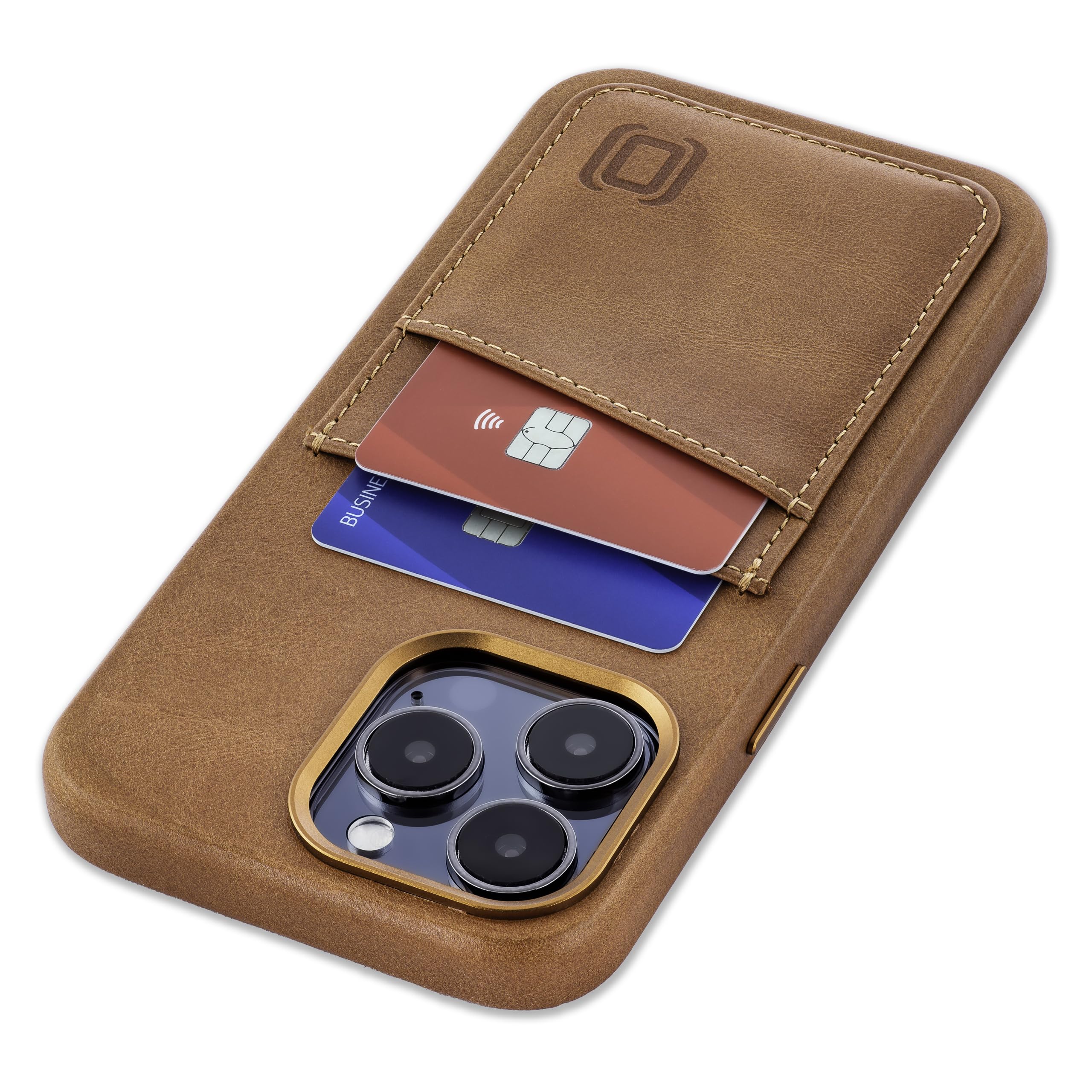 Foto 1 | Tarjetero Dockem De Piel Auténtica Para Iphone 15 Pro Max, Color Marrón - Venta Internacional.