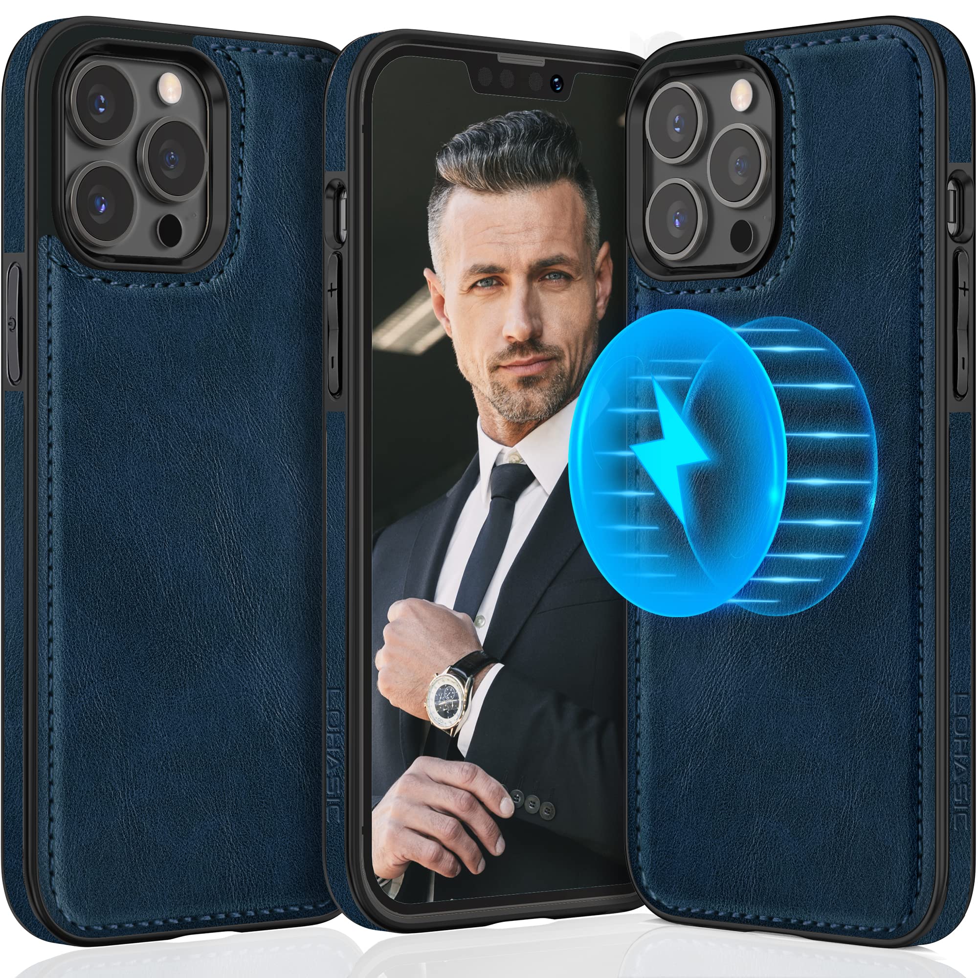 Foto 1 | Funda De Teléfono Lohasic Stitch Vintage De Piel Sintética Para Iphone 14 Pro M - Venta Internacional.