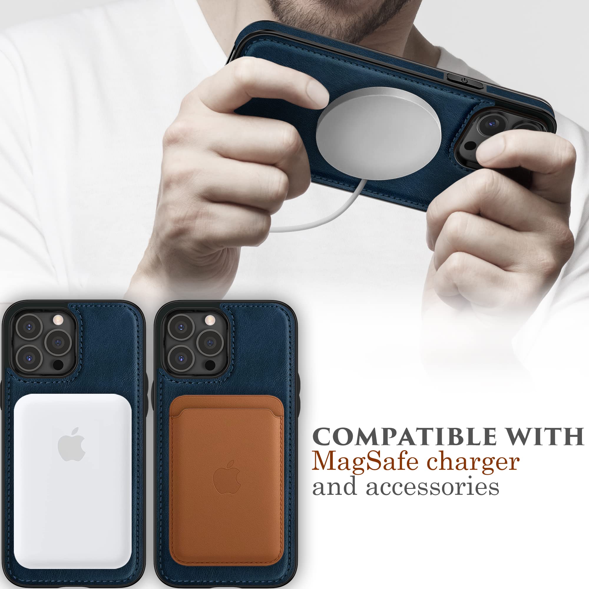 Foto 4 pulgar | Funda De Teléfono Lohasic Stitch Vintage De Piel Sintética Para Iphone 14 Pro M - Venta Internacional.