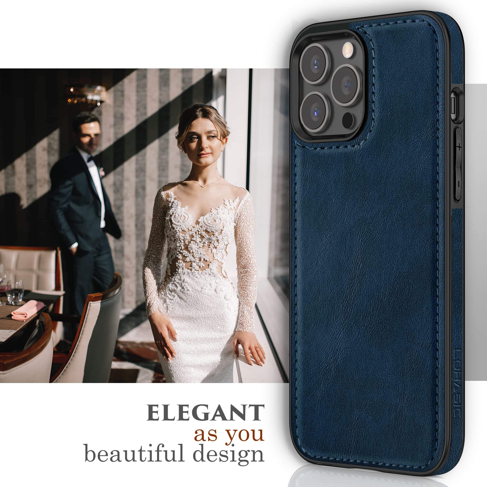 Foto 6 pulgar | Funda De Teléfono Lohasic Stitch Vintage De Piel Sintética Para Iphone 14 Pro M - Venta Internacional.