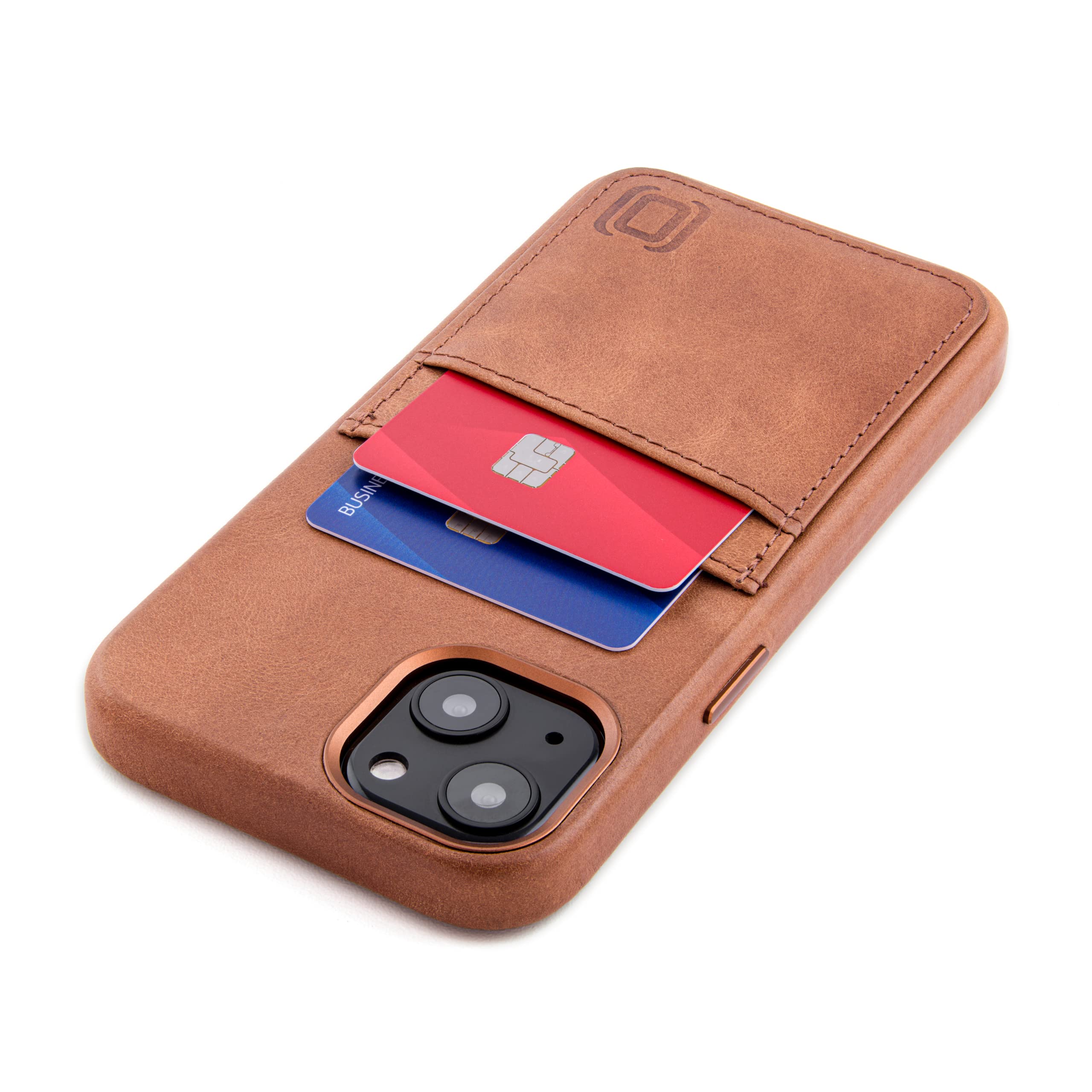 Foto 2 pulgar | Tarjetero Dockem De Piel Auténtica Para Iphone 13, Color Marrón Claro - Venta Internacional.