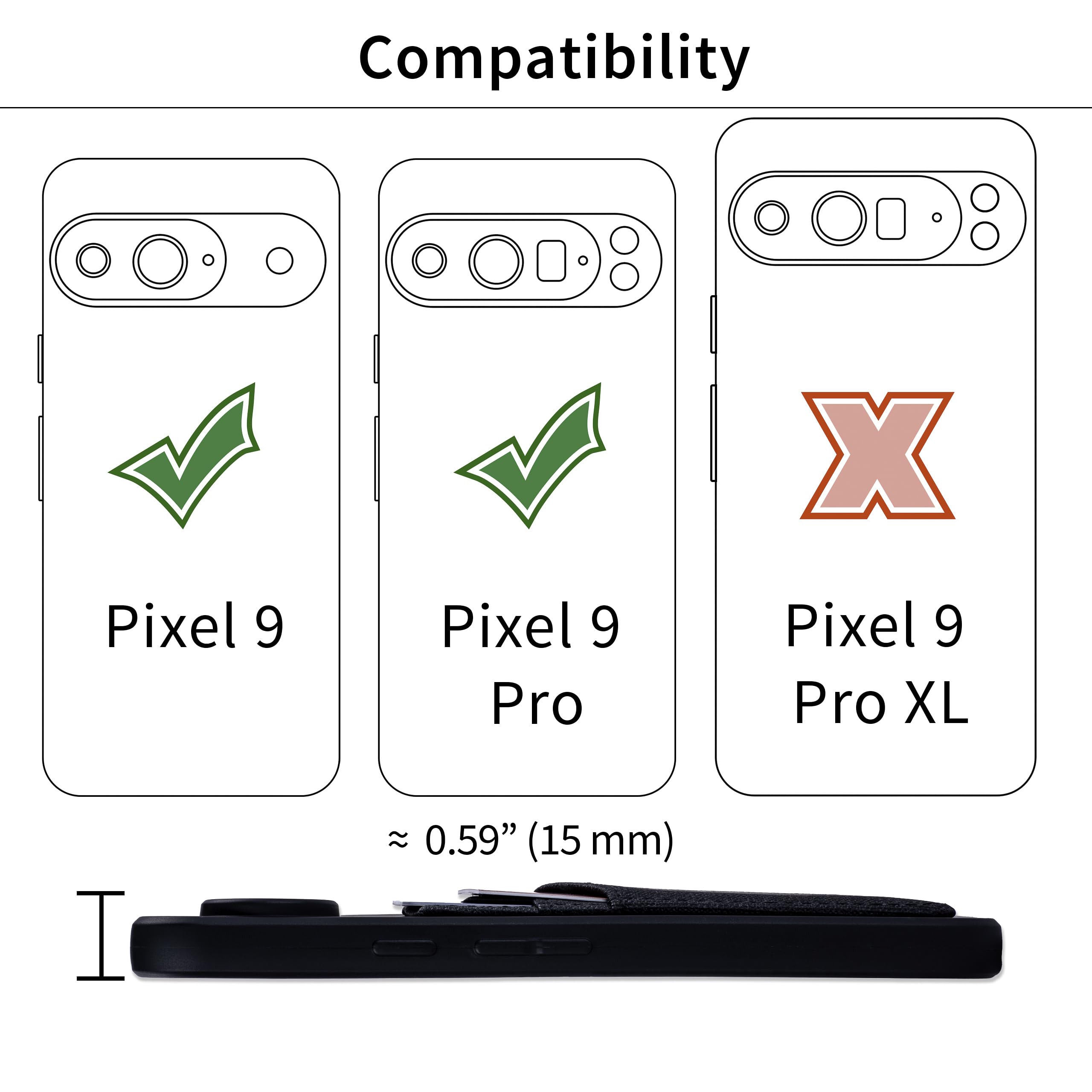 Foto 3 pulgar | Funda De Tarjeta Dockem Luxe M2t Para Google Pixel 9 Y 9 Pro [negra] - Venta Internacional.