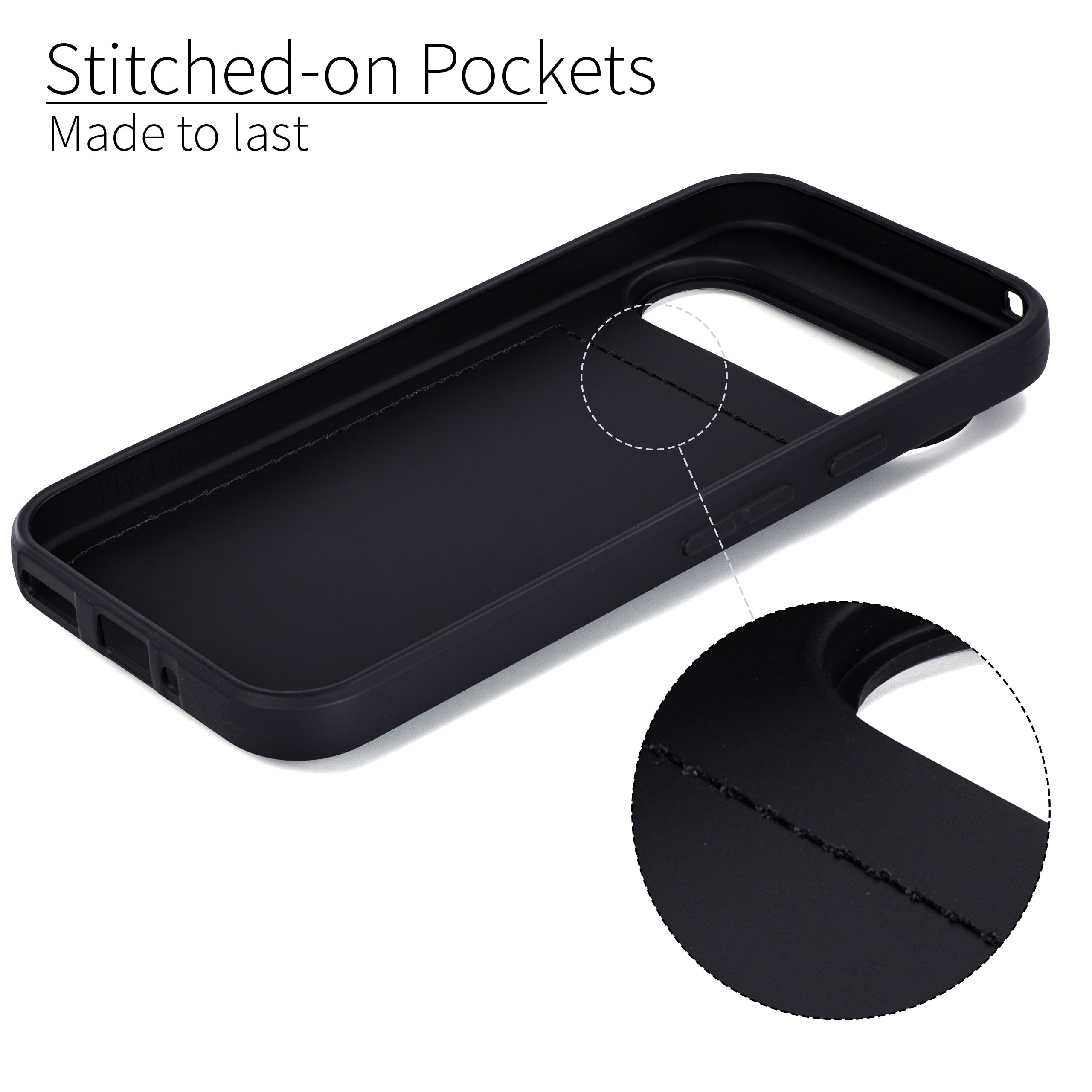 Foto 5 pulgar | Funda De Tarjeta Dockem Luxe M2t Para Google Pixel 9 Y 9 Pro [negra] - Venta Internacional.