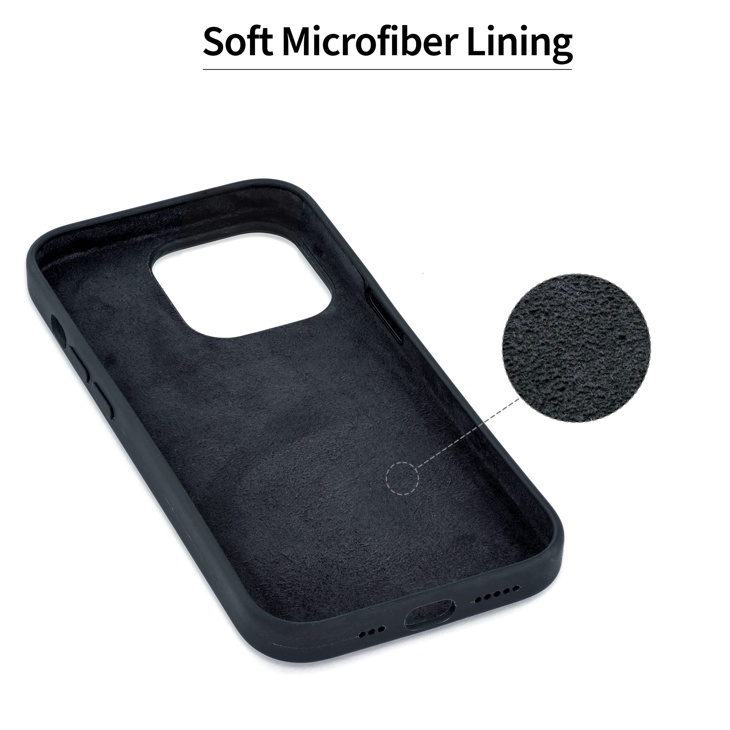 Foto 7 pulgar | Tarjetero Dockem Iphone 14 Pro Silicona Líquida Negra - Venta Internacional.