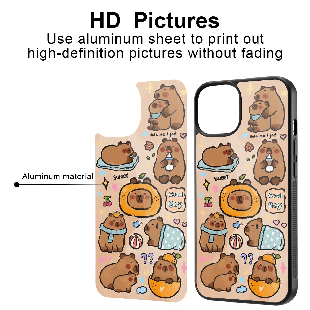 Foto 3 pulgar | Funda De Teléfono Joyland Cute Capybara Para Iphone 14 Pro Max 6.7 - Venta Internacional.