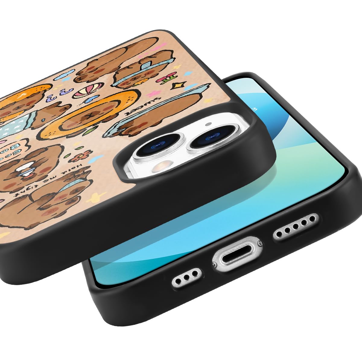 Foto 7 pulgar | Funda De Teléfono Joyland Cute Capybara Para Iphone 14 Pro Max 6.7 - Venta Internacional.