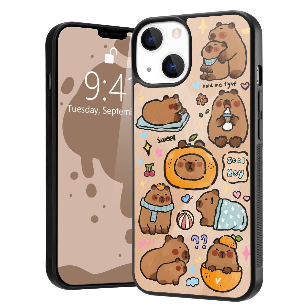 Funda De Teléfono Joyland Cute Capybara Para Iphone 16 Pro Max 6.9 - Venta Internacional.