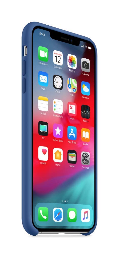 Foto 4 pulgar | Funda De Silicona para Apple Iphone Xs Max Slim Fit Azul - Venta Internacional