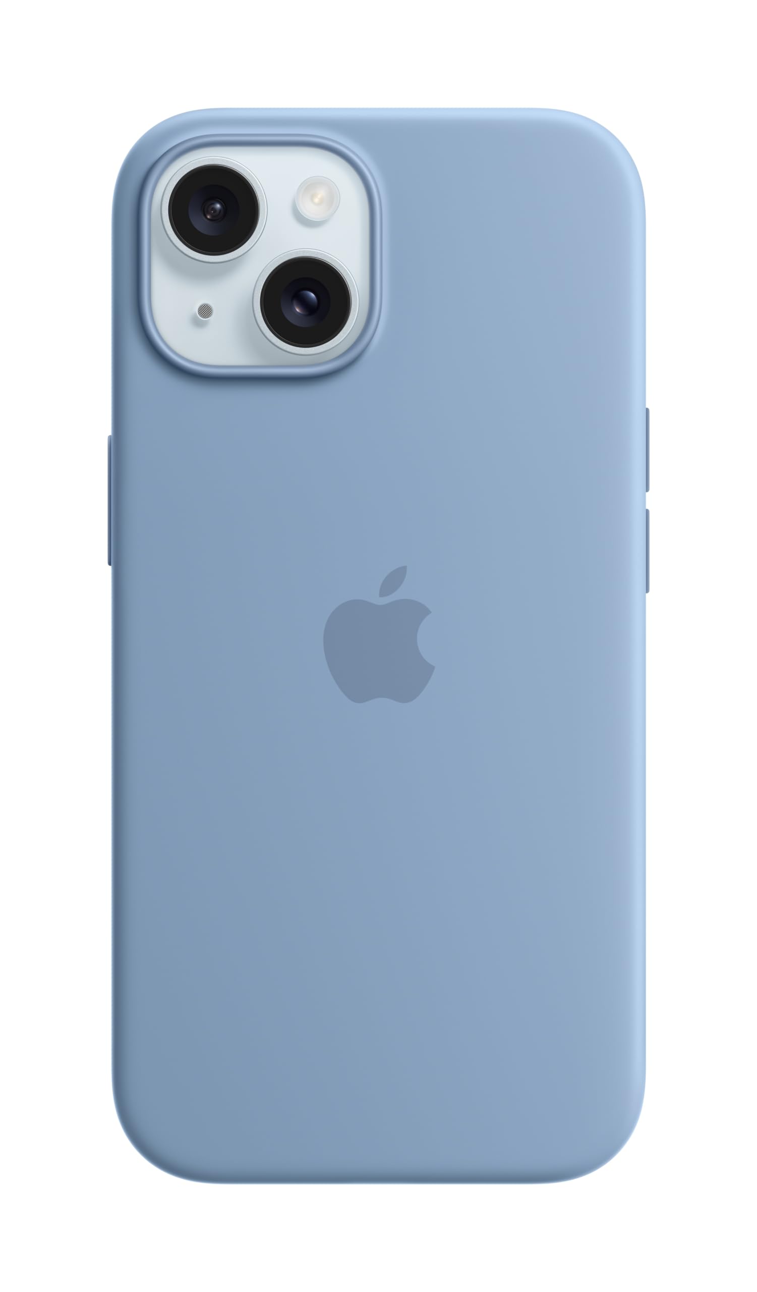 Funda De Silicona Para Apple Iphone 15 Con Magsafe Winter Blue - Venta Internacional.