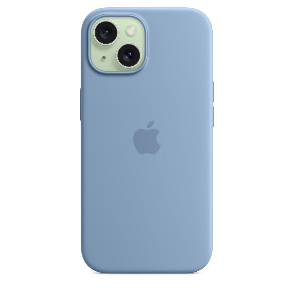 Foto 5 pulgar | Funda De Silicona Para Apple Iphone 15 Con Magsafe Winter Blue - Venta Internacional.