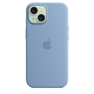 Foto 4 | Funda De Silicona Para Apple Iphone 15 Con Magsafe Winter Blue - Venta Internacional.