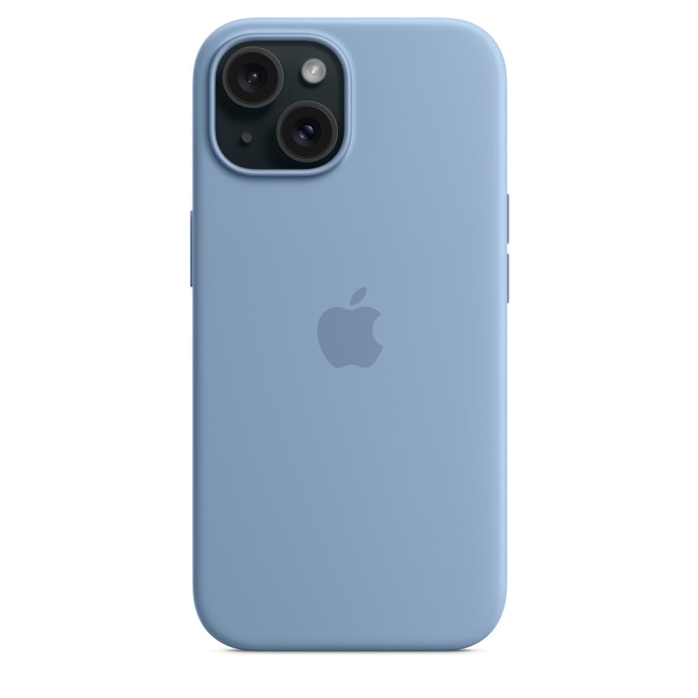 Foto 6 pulgar | Funda De Silicona Para Apple Iphone 15 Con Magsafe Winter Blue - Venta Internacional.