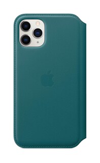 Foto 2 | Funda Tipo Folio de Piel Para Apple Iphone 11 Pro Peacock - Venta Internacional