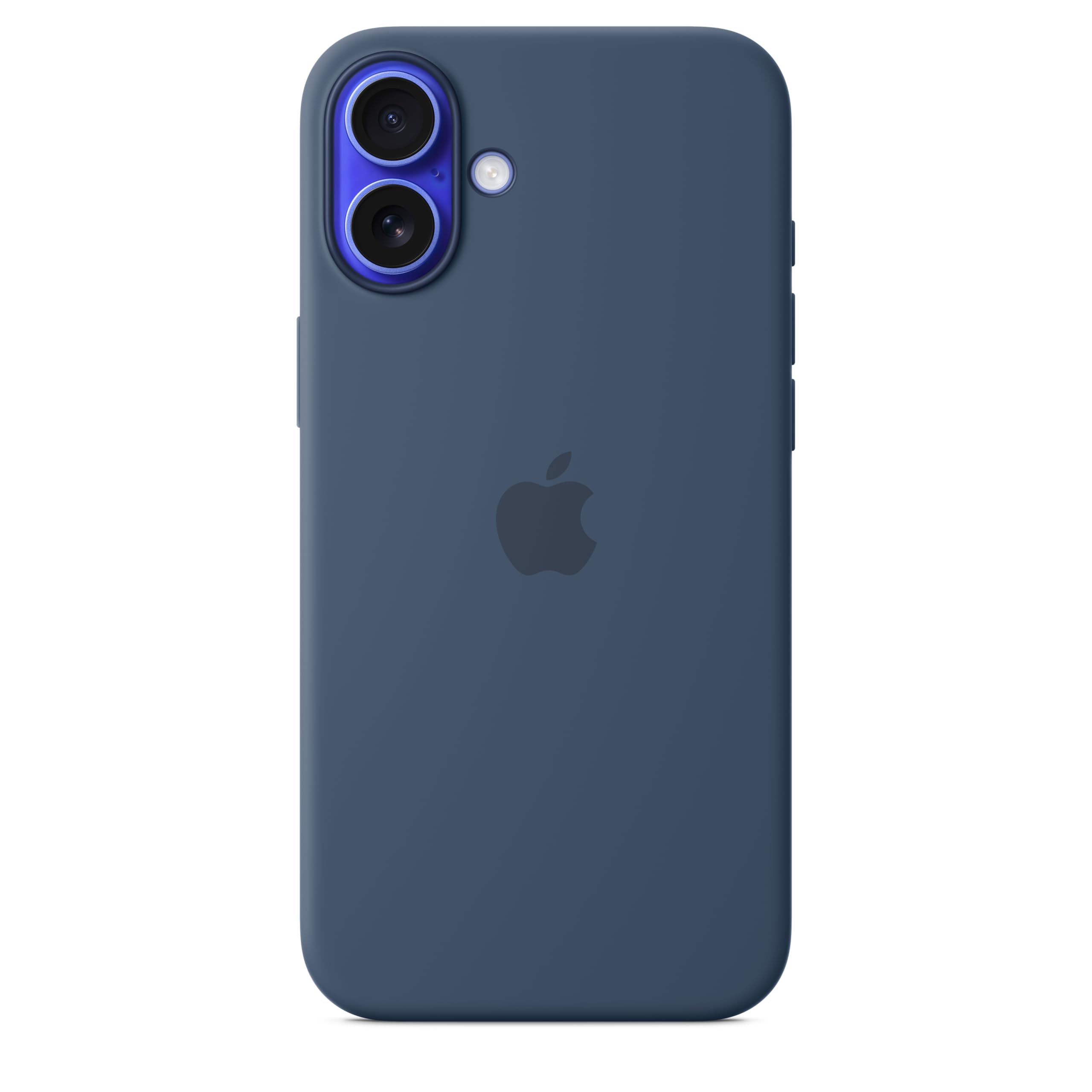 Funda Para Teléfono Apple Iphone 16 Plus De Silicona Con Magsafe, Color Mezclilla - Venta Internacional.