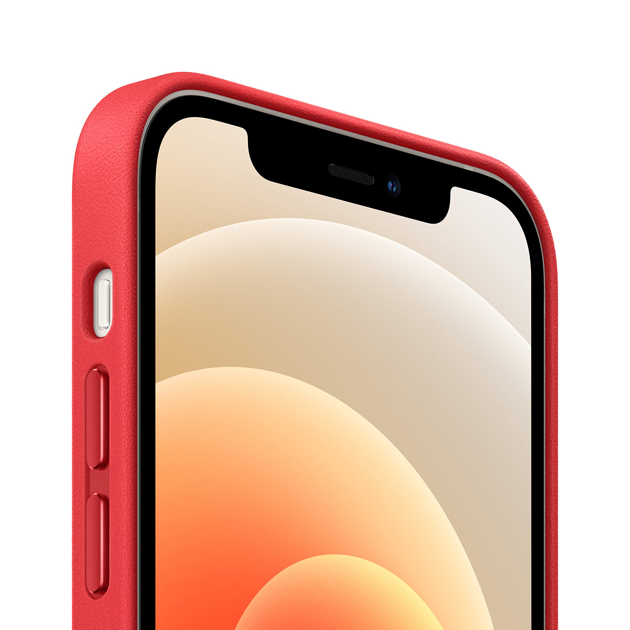 Foto 3 pulgar | Funda De Piel Para Apple Iphone 12 Y Iphone 12 Pro, Color Rojo - Venta Internacional.