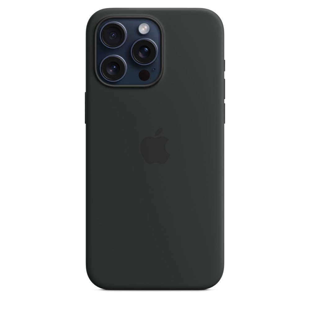 Foto 3 pulgar | Funda Para Teléfono Apple Iphone 15 Pro Max De Silicona Con Magsafe Black - Venta Internacional.
