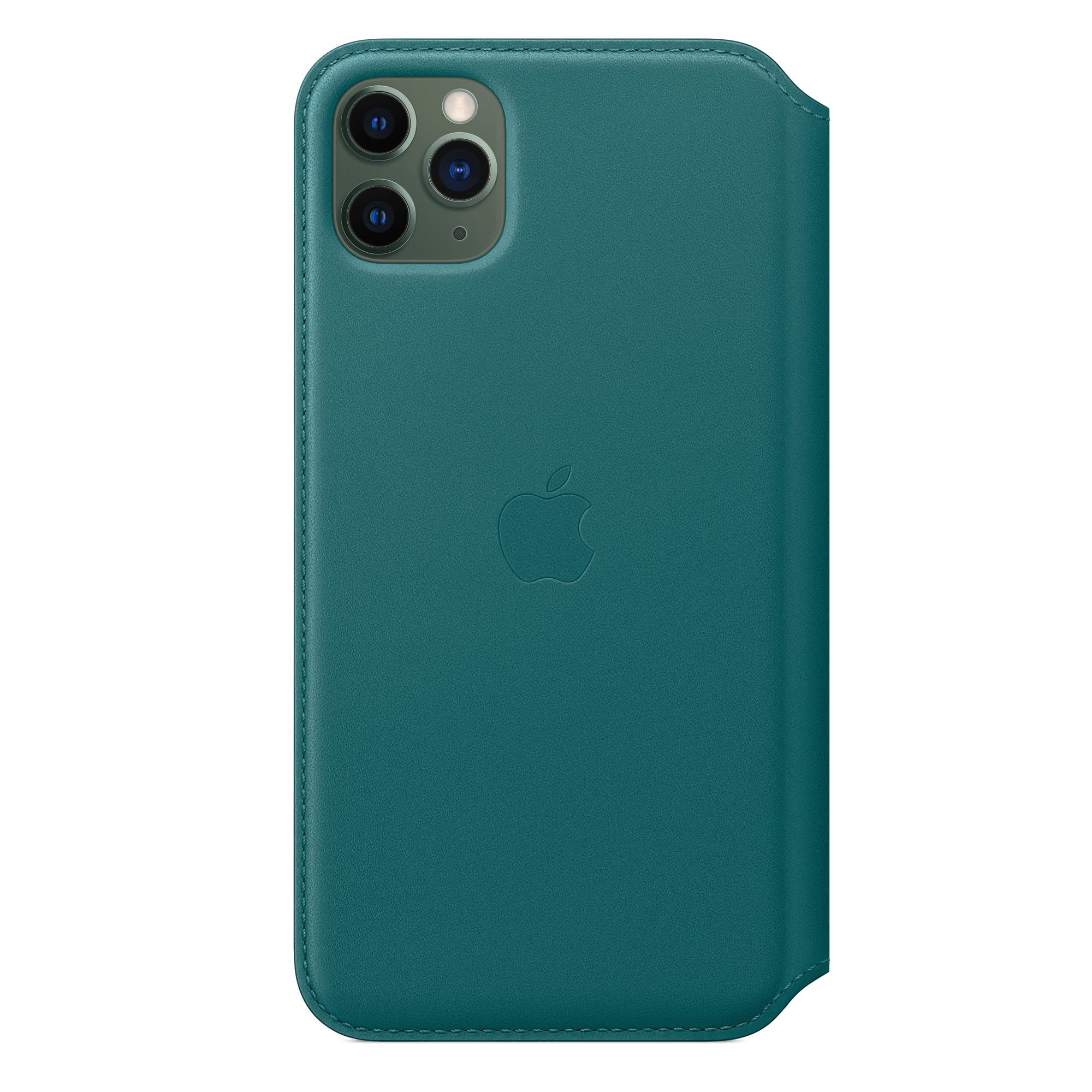 Funda Tipo Libro De Piel Para Apple Iphone 11 Pro Max Diseño De Pavo Real - Venta Internacional