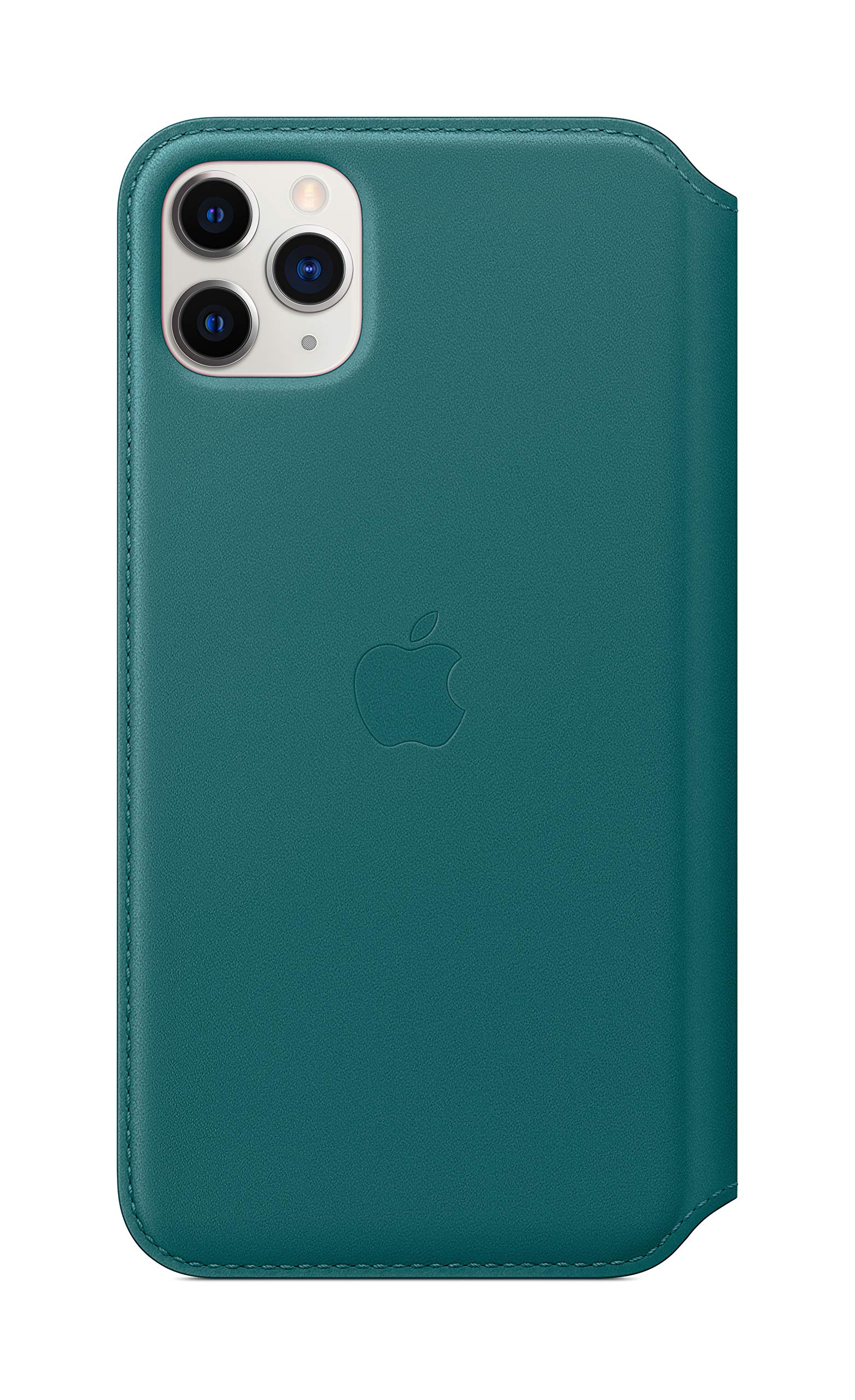 Foto 3 pulgar | Funda Tipo Libro De Piel Para Apple Iphone 11 Pro Max Diseño De Pavo Real - Venta Internacional