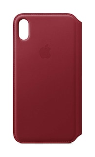 Foto 1 | Funda Tipo Libro Apple de Piel Rojo para iPhone XS Max - Venta Internacional