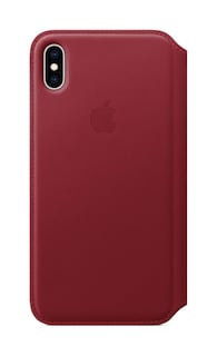 Foto 2 | Funda Tipo Libro Apple de Piel Rojo para iPhone XS Max - Venta Internacional