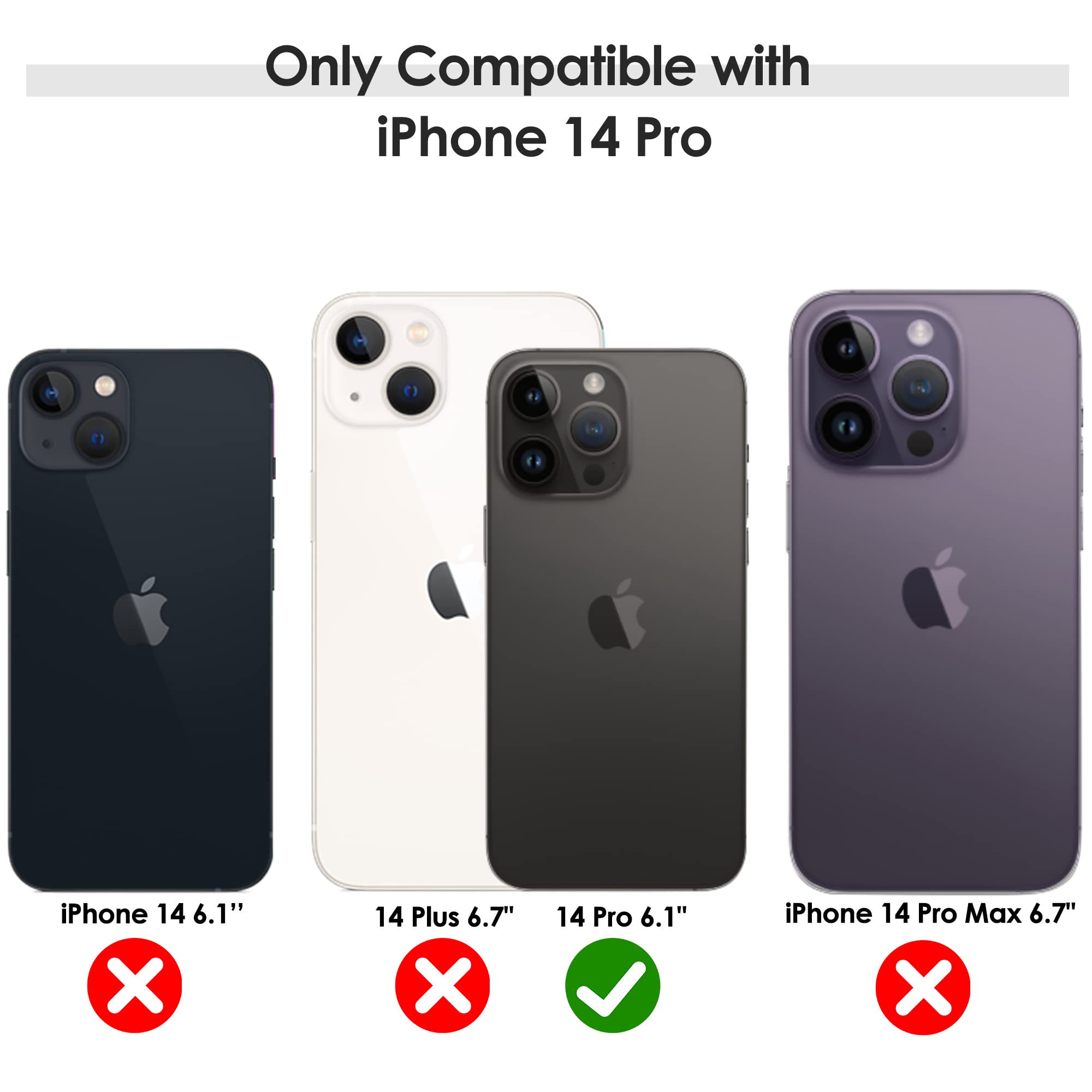 Foto 2 | Funda Lohasic Para Iphone 14 Pro De Piel Marrón - Venta Internacional.