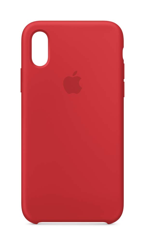Funda de Silicón Rojo para iPhone XS - Venta Internacional