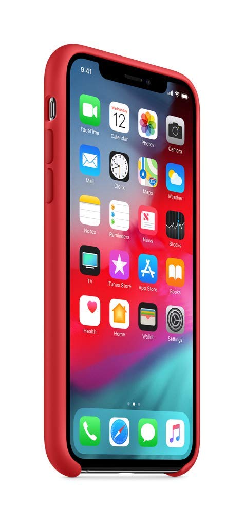 Foto 4 pulgar | Funda de Silicón Rojo para iPhone XS - Venta Internacional