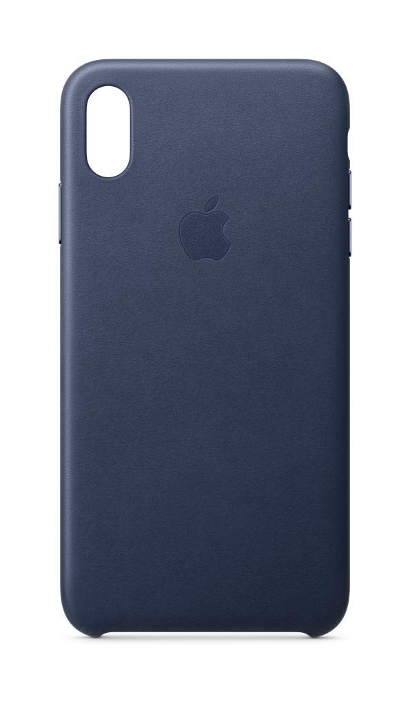 Funda de Piel Azul Medianoche para iPhone XS Max - Venta Internacional