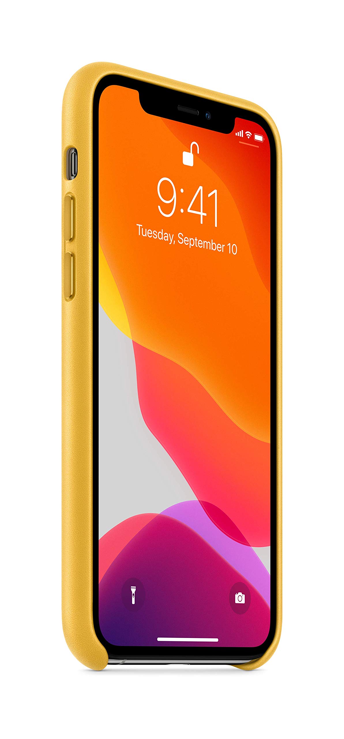 Foto 4 pulgar | Funda Delgada de Piel Para Iphone 11 Pro Meyer Lemon Wireless Charge - Venta Internacional