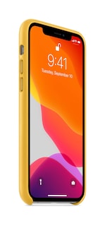 Foto 3 | Funda Delgada de Piel Para Iphone 11 Pro Meyer Lemon Wireless Charge - Venta Internacional